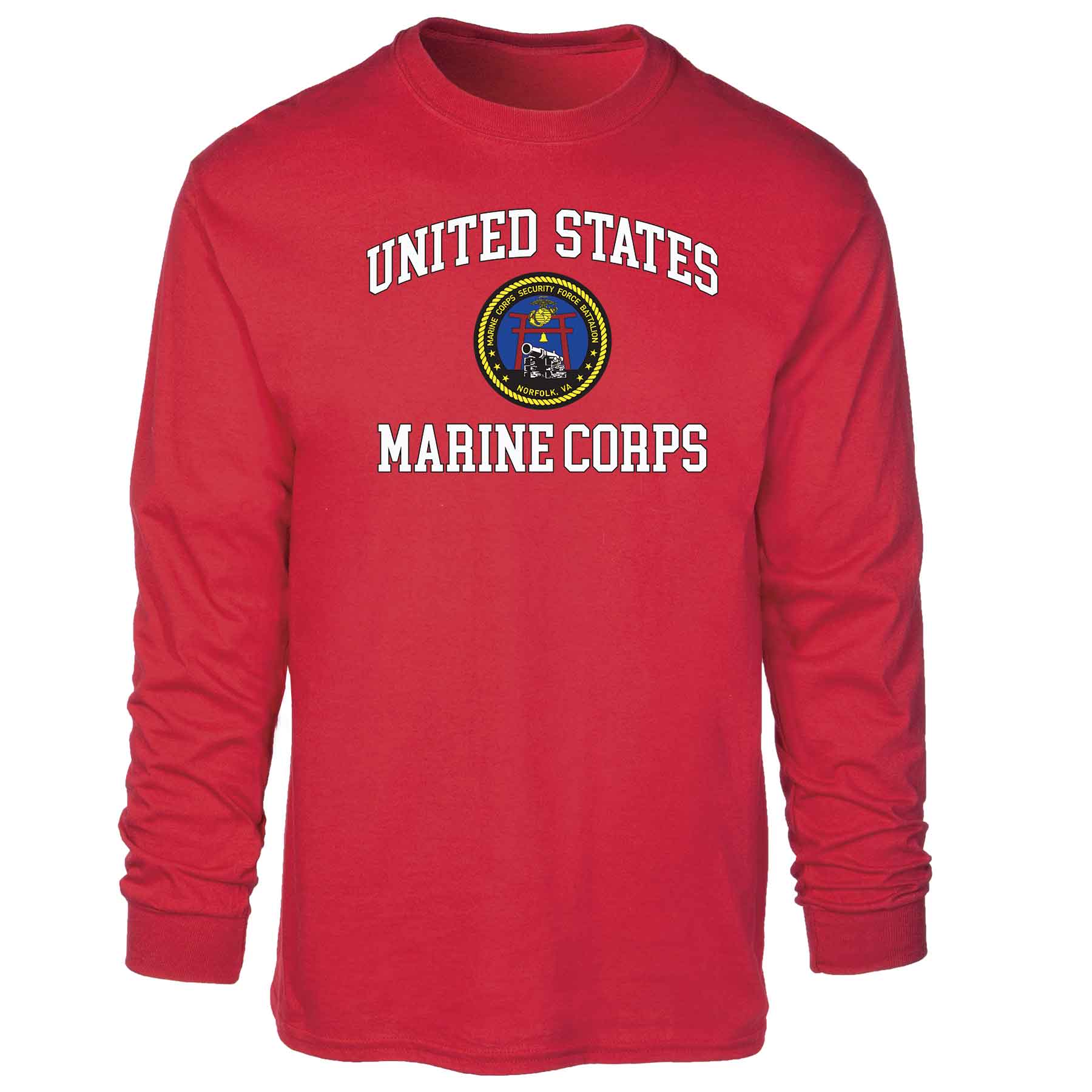 Marine Corps Security Force USMC Long Sleeve T-shirt - Image 5