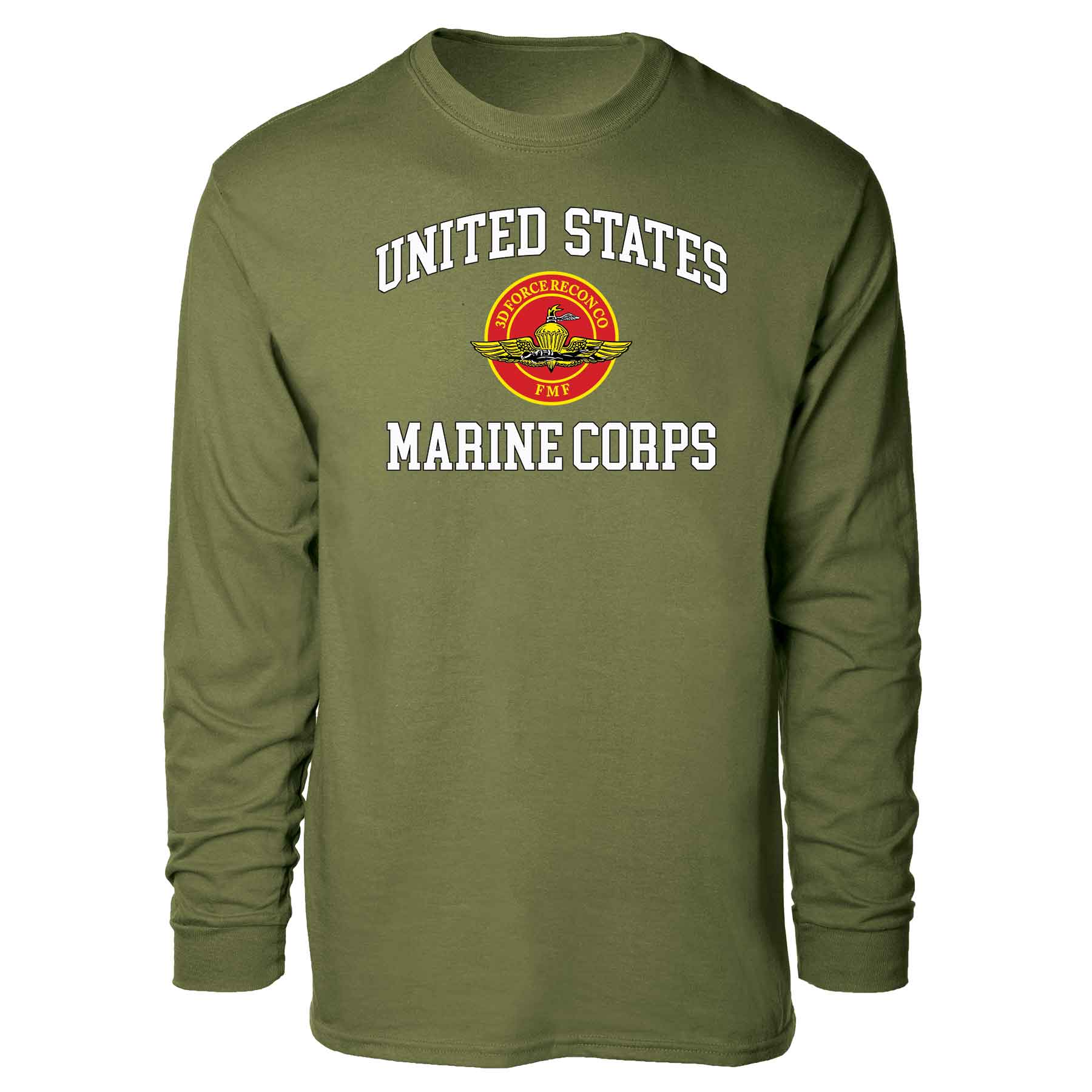 3rd Force Recon FMF USMC Long Sleeve T-shirt - Image 4