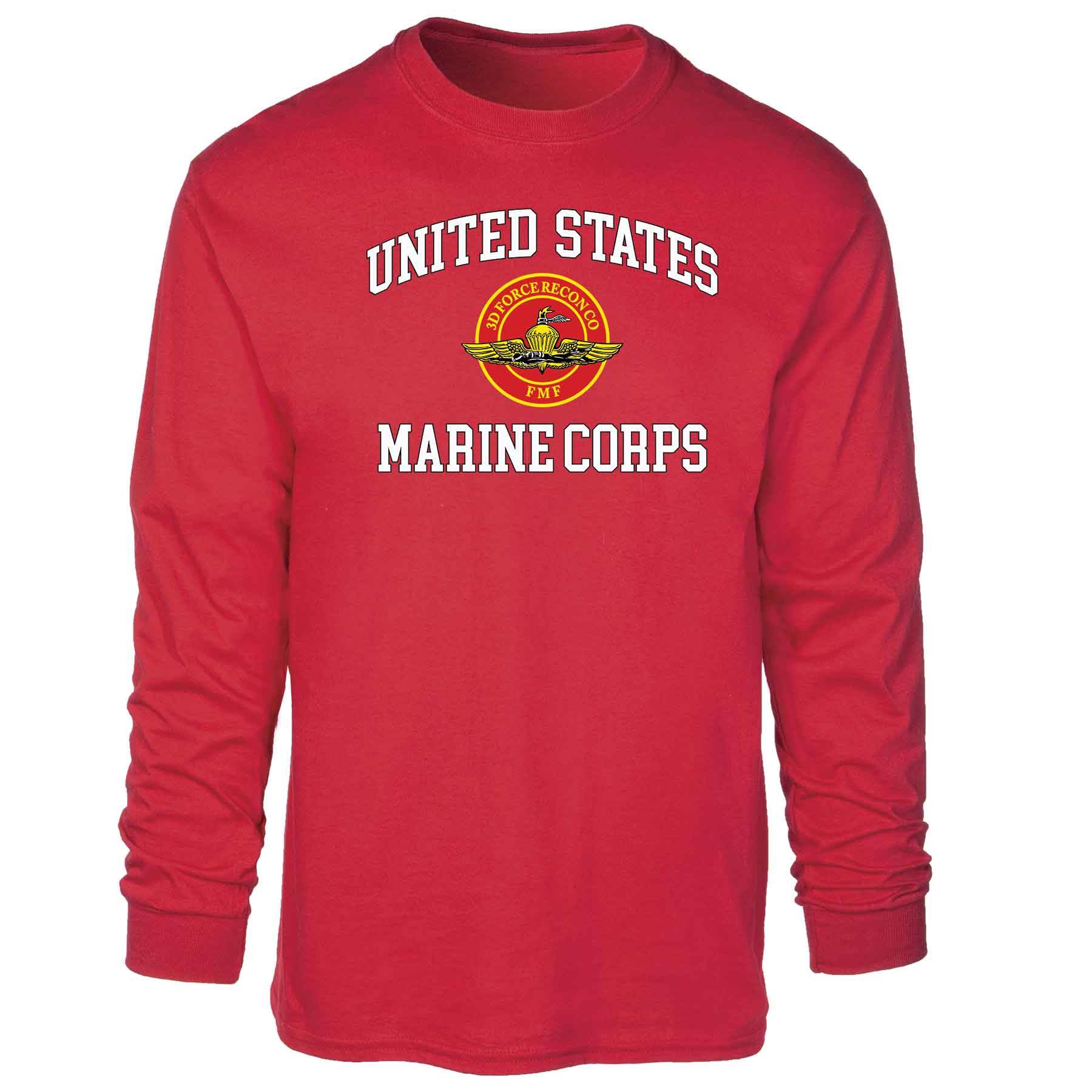 3rd Force Recon FMF USMC Long Sleeve T-shirt - Image 5