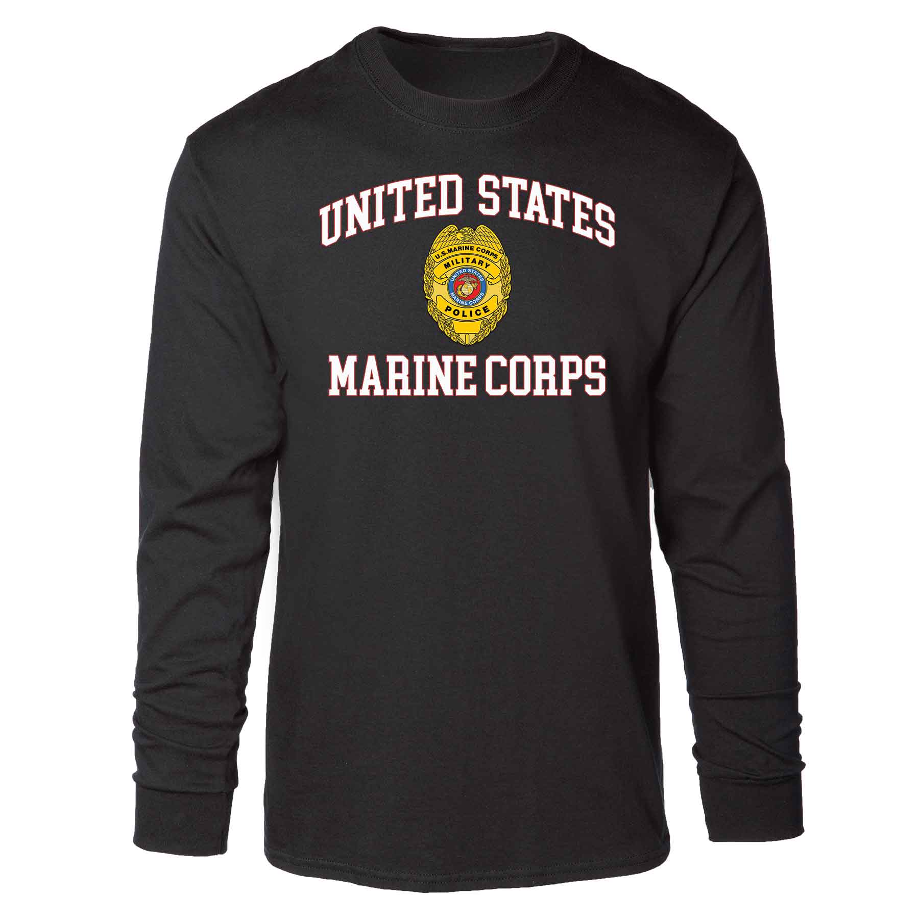 Military Police Badge USMC Long Sleeve T-shirt