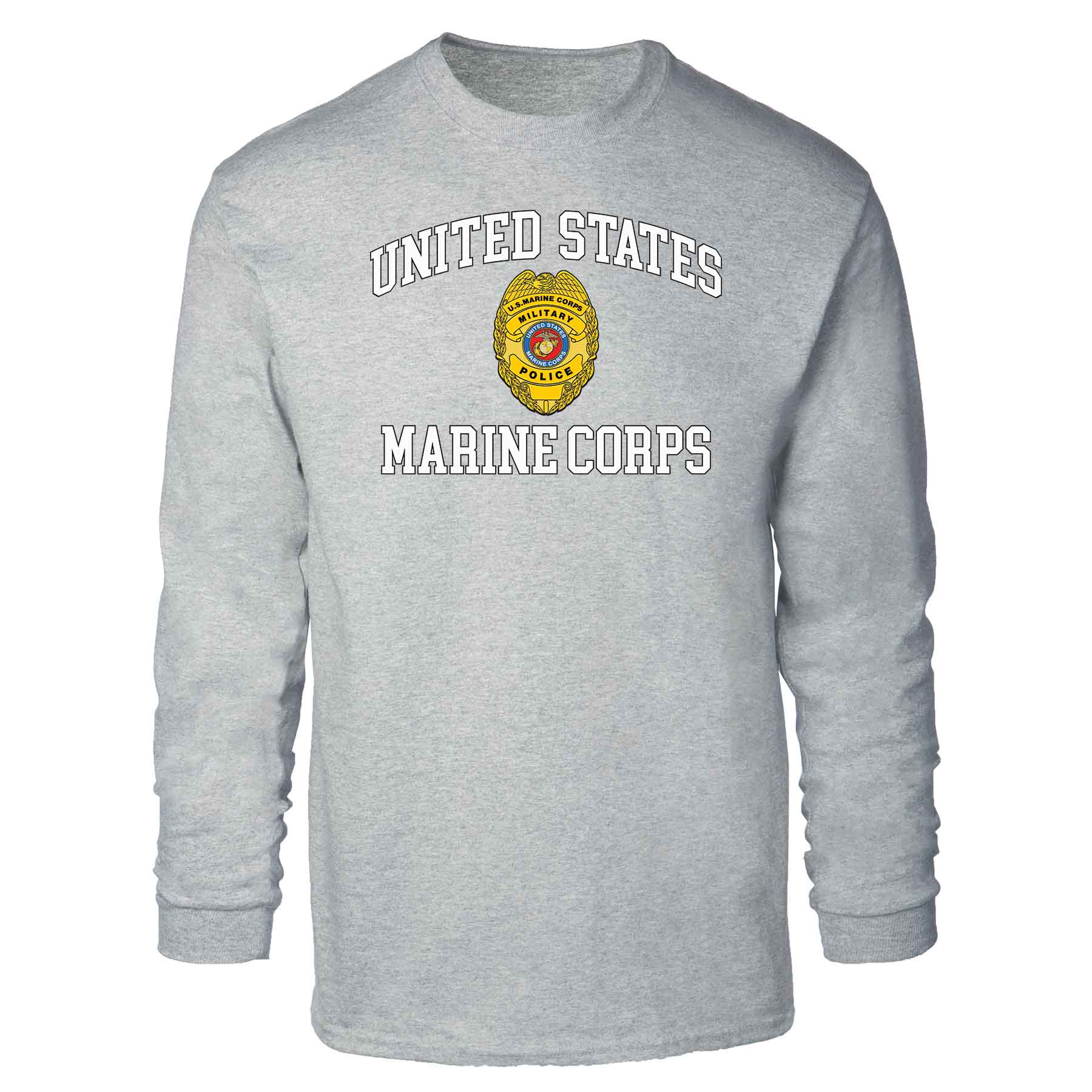 Military Police Badge USMC Long Sleeve T-shirt - Image 2