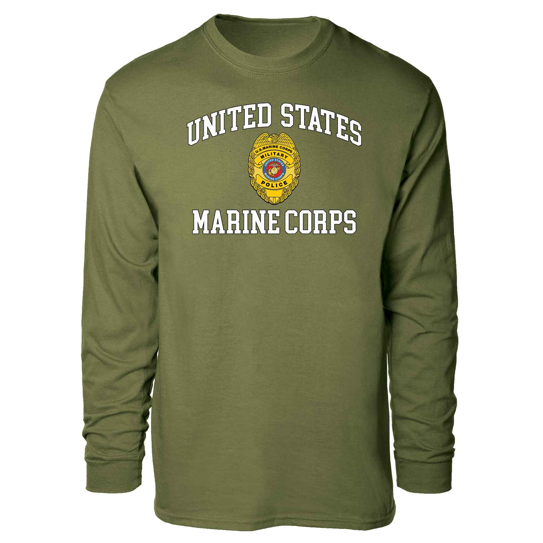 Military Police Badge USMC Long Sleeve T-shirt - Image 4