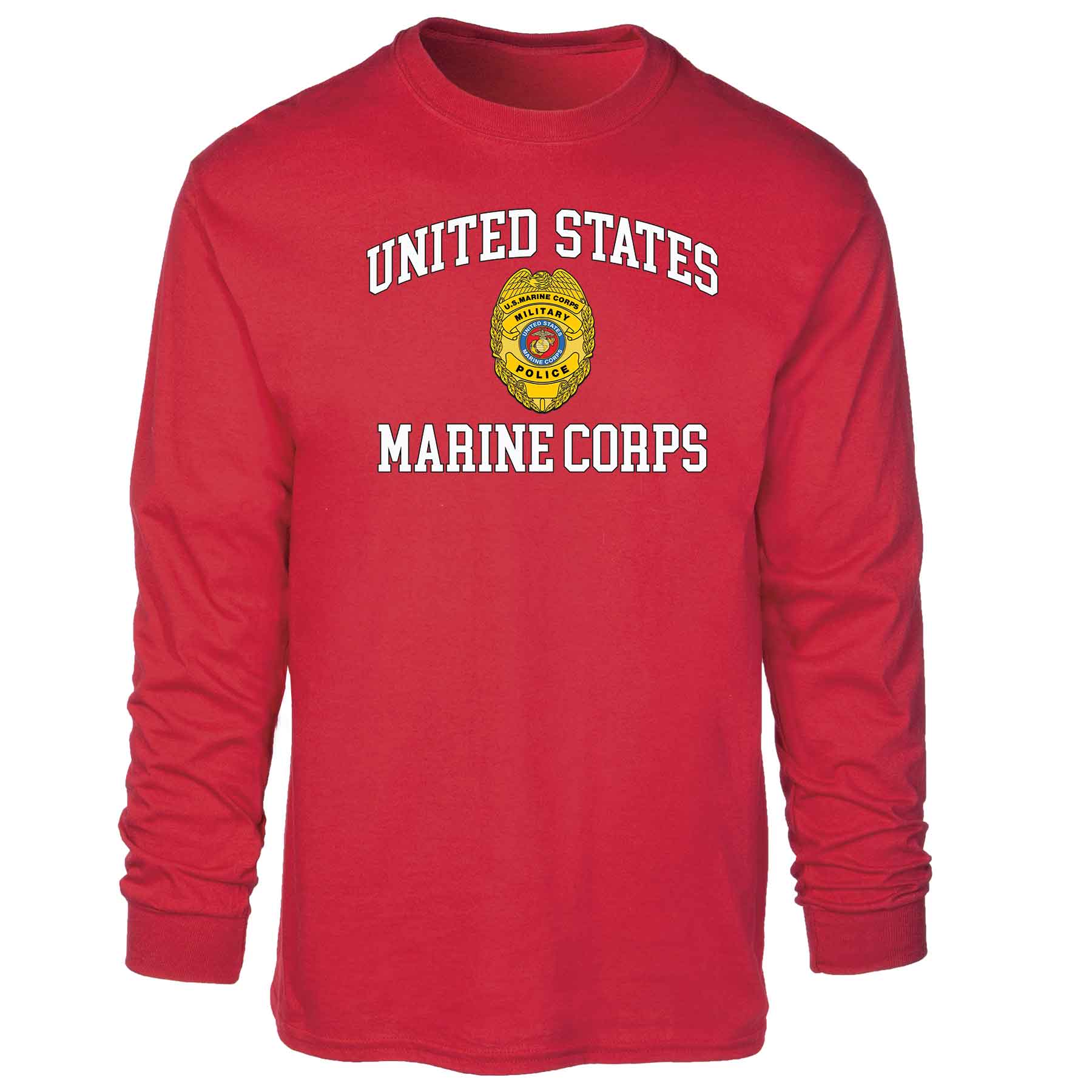 Military Police Badge USMC Long Sleeve T-shirt - Image 5