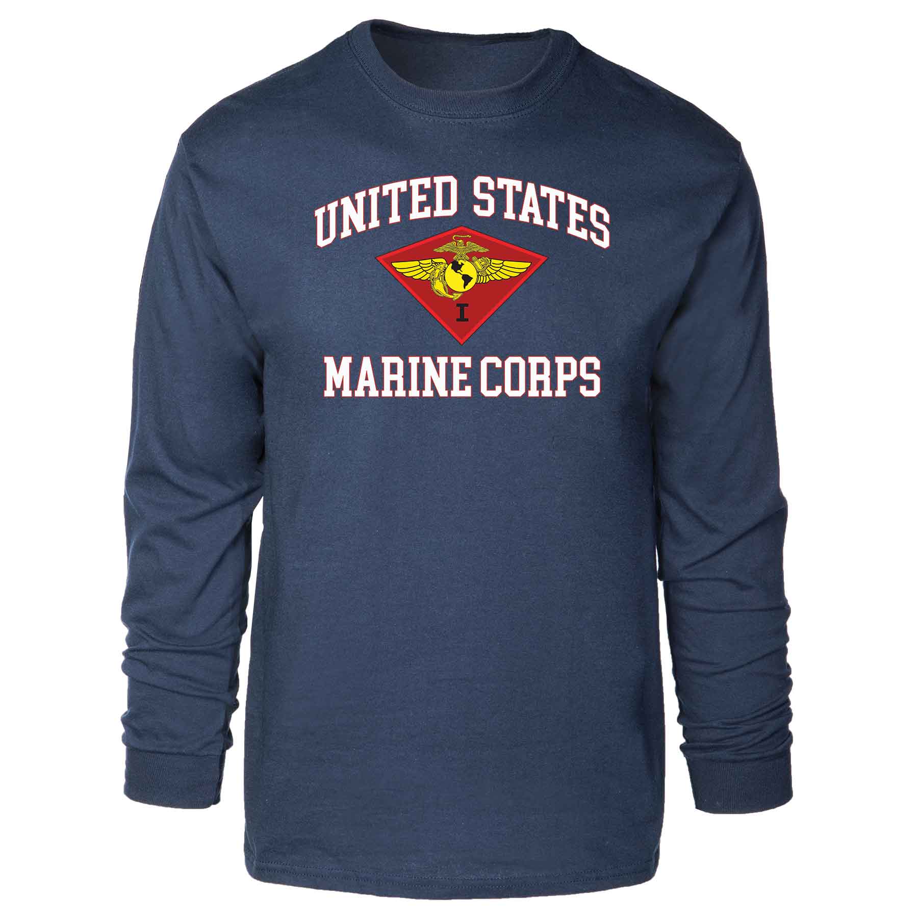 1st Marine Air Wing USMC Long Sleeve T-shirt - Image 3