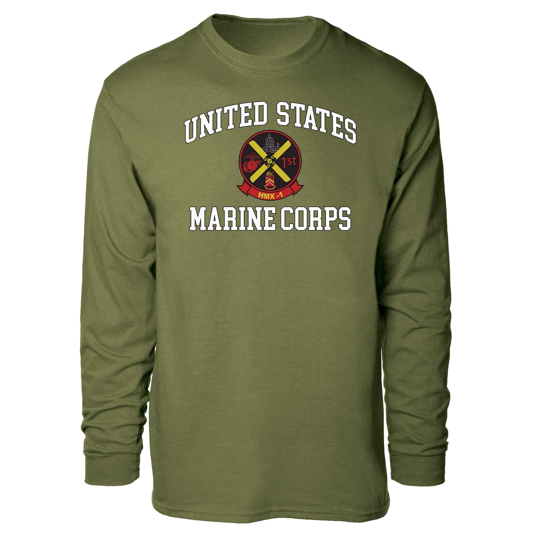 HMX 1 USMC Long Sleeve T-shirt - Image 4