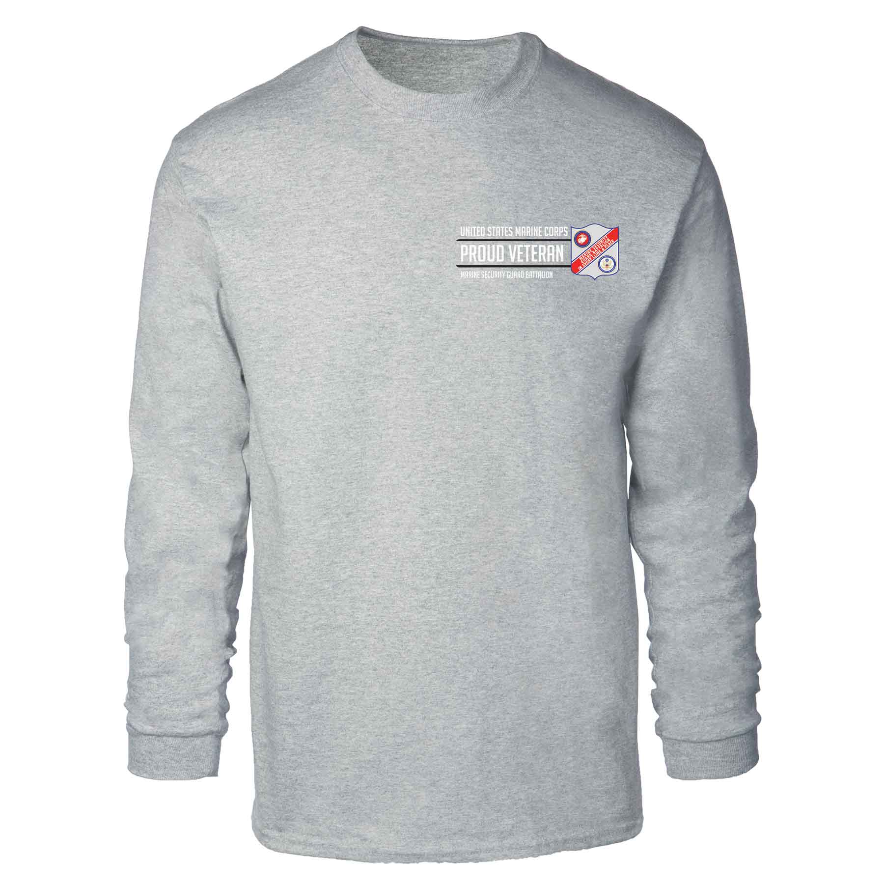 Marine Security Guard Proud Veteran Long Sleeve T-shirt - Image 2