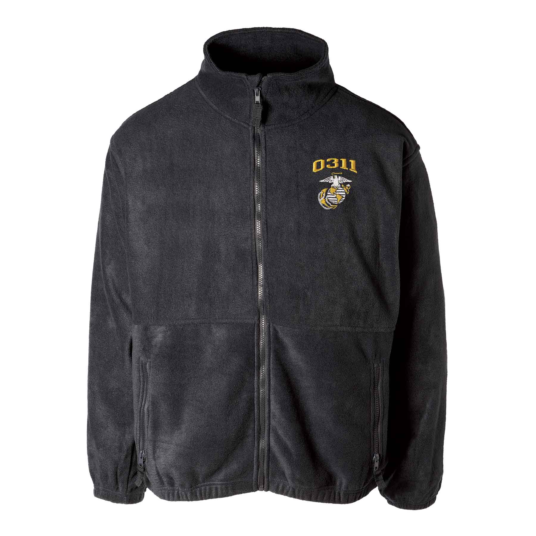 Marine Corps MOS Embroidered Fleece Full Zip
