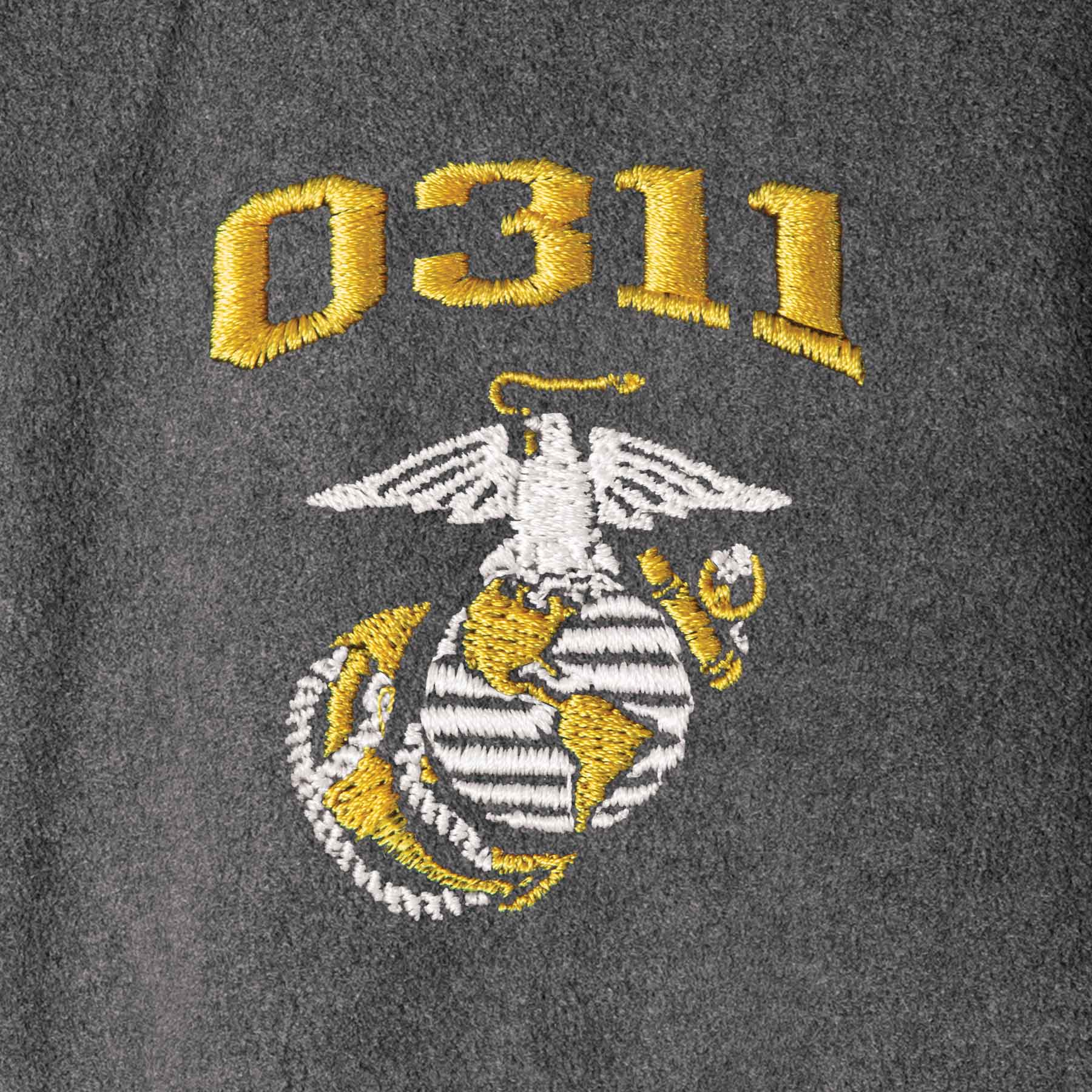 Marine Corps MOS Embroidered Fleece Full Zip - Image 11