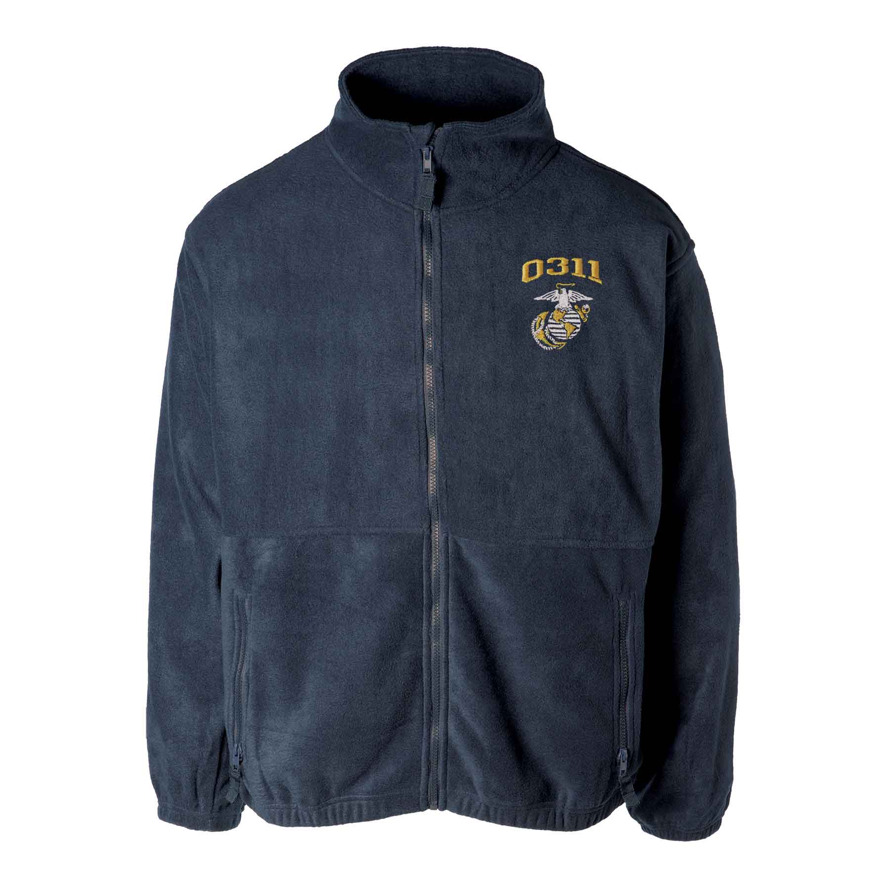 Marine Corps MOS Embroidered Fleece Full Zip - Image 13