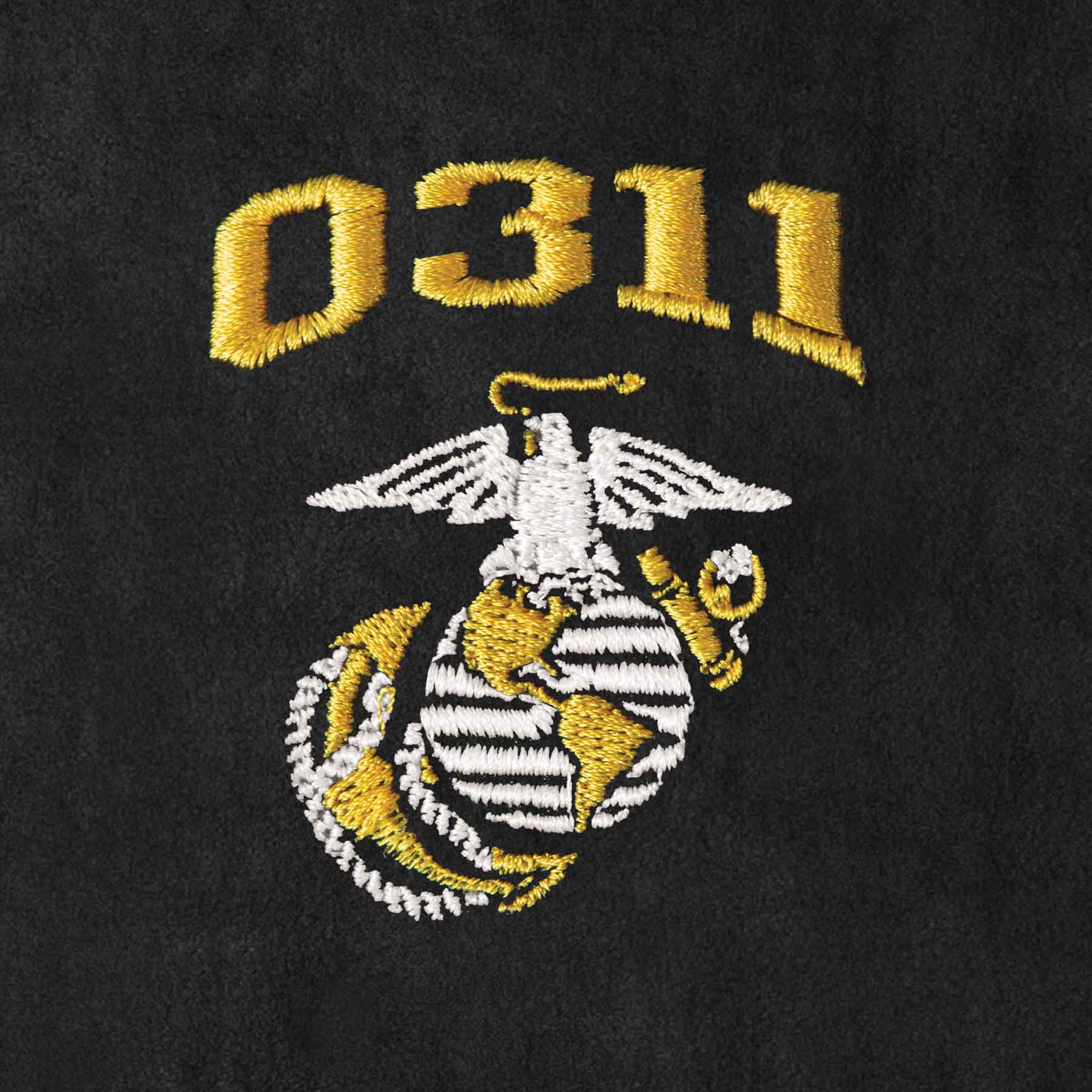 Marine Corps MOS Embroidered Fleece Full Zip - Image 4