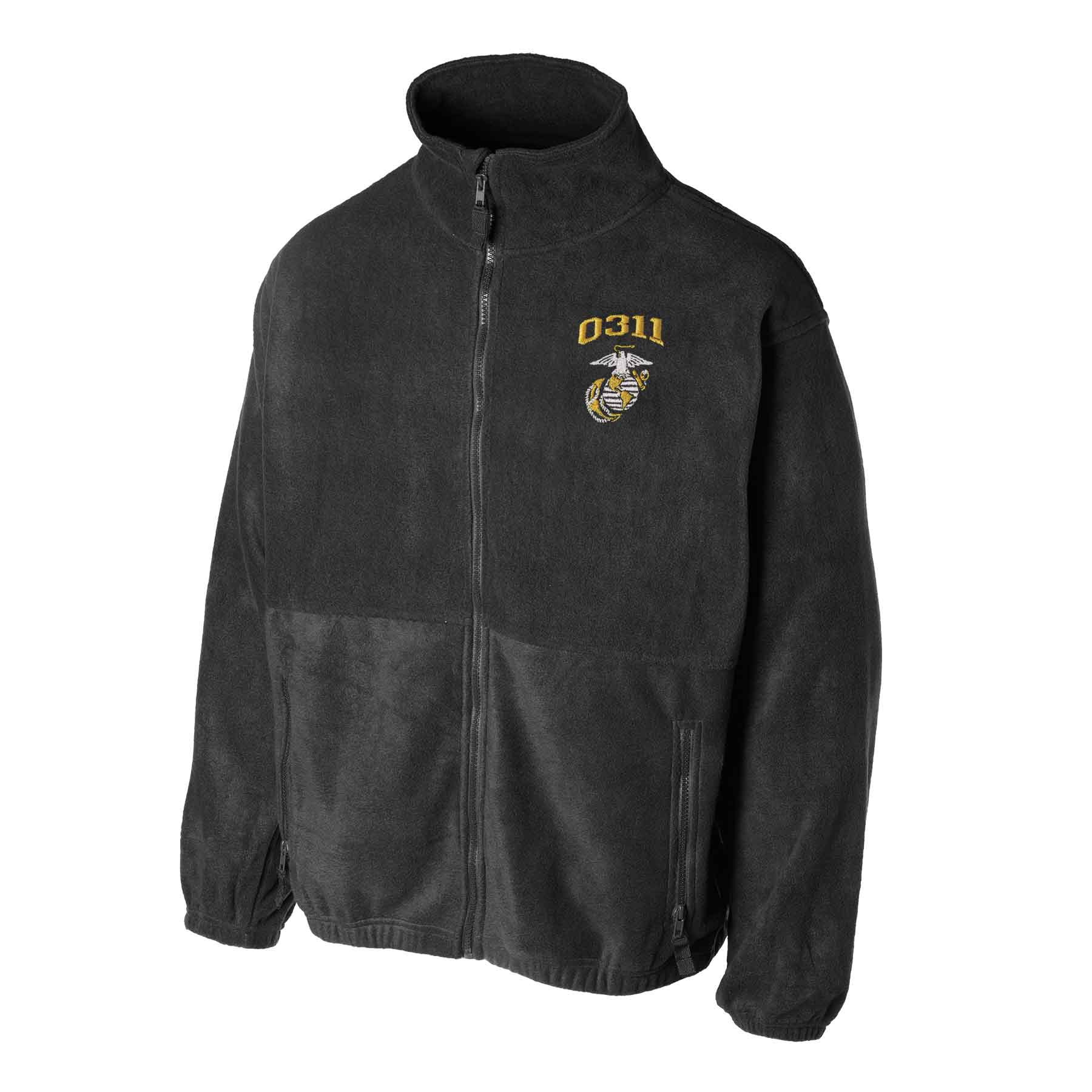 Marine Corps MOS Embroidered Fleece Full Zip - Image 7
