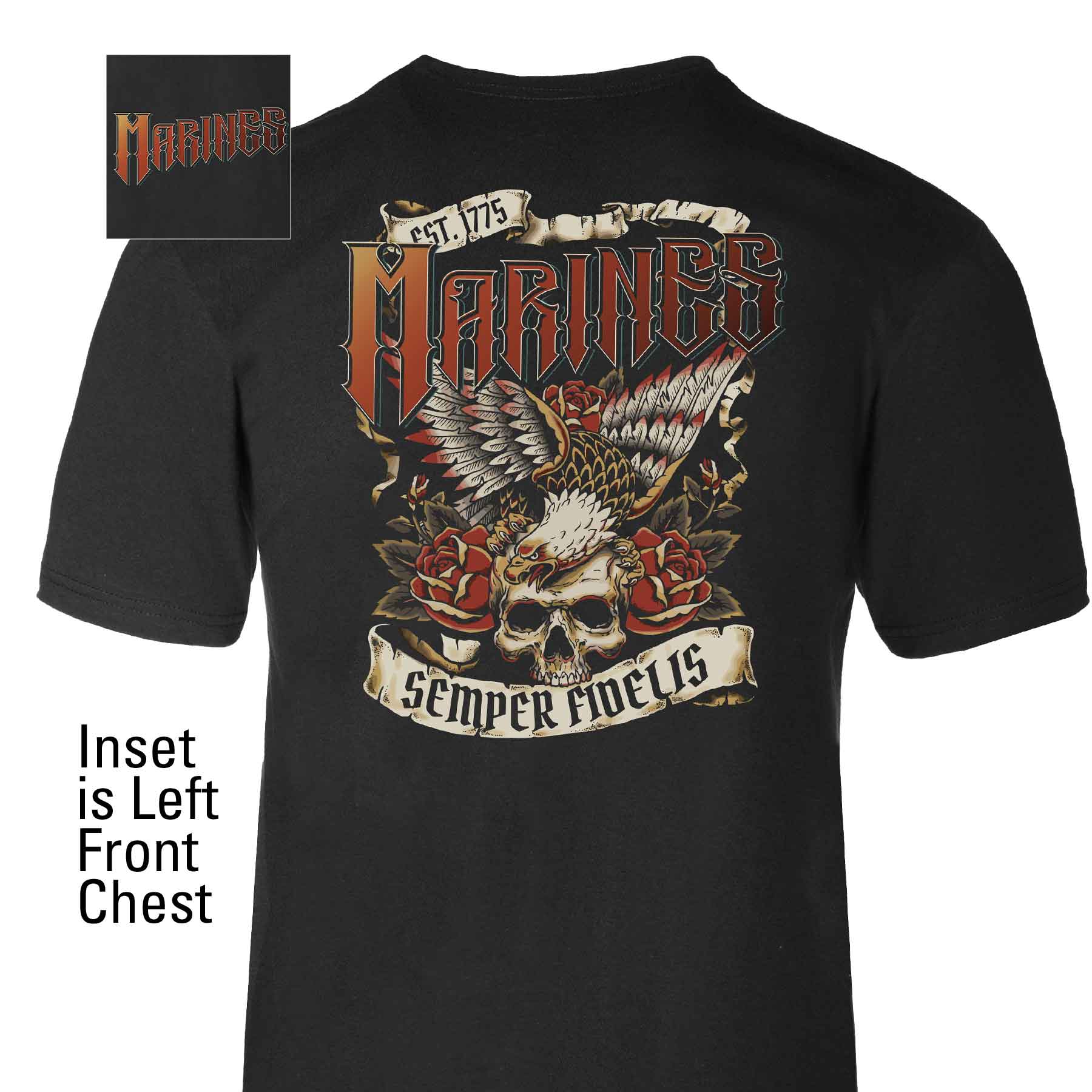 Marines Tattoo Artwork T-shirt