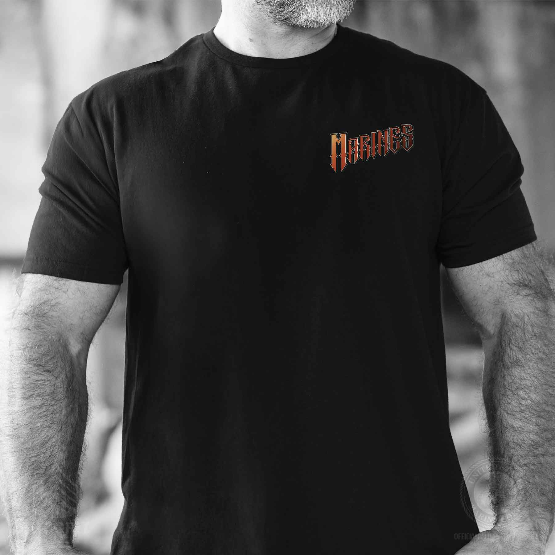 Marines Tattoo Artwork T-shirt - Image 2