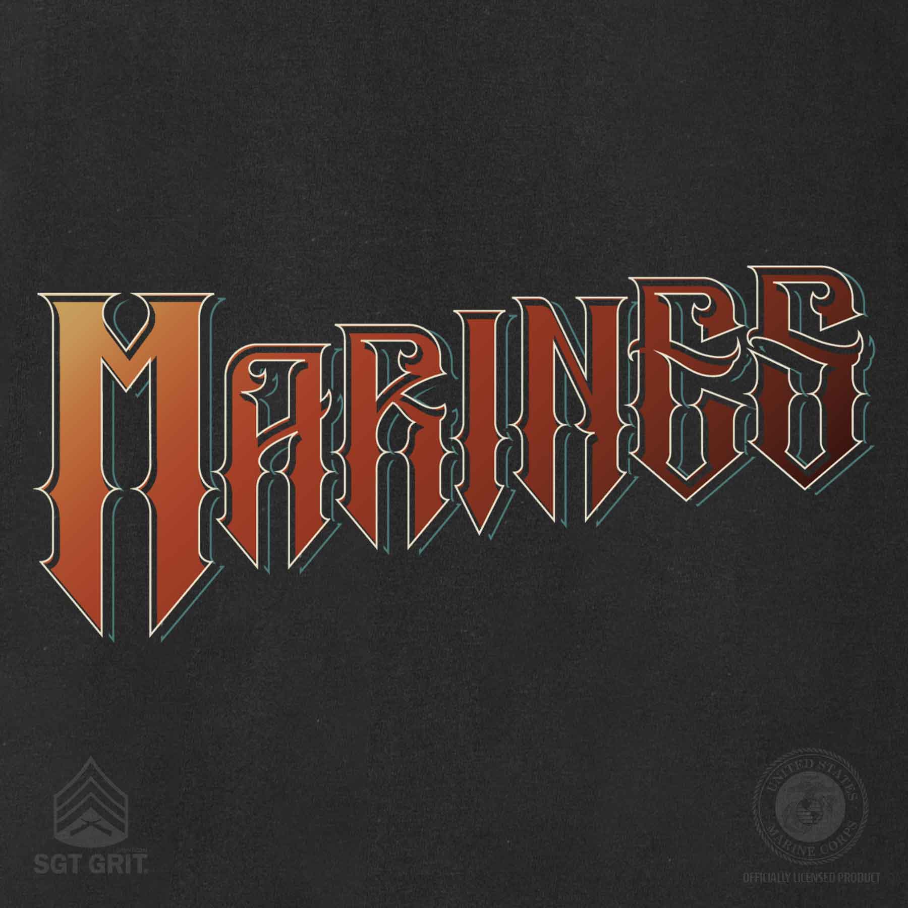 Marines Tattoo Artwork T-shirt - Image 3