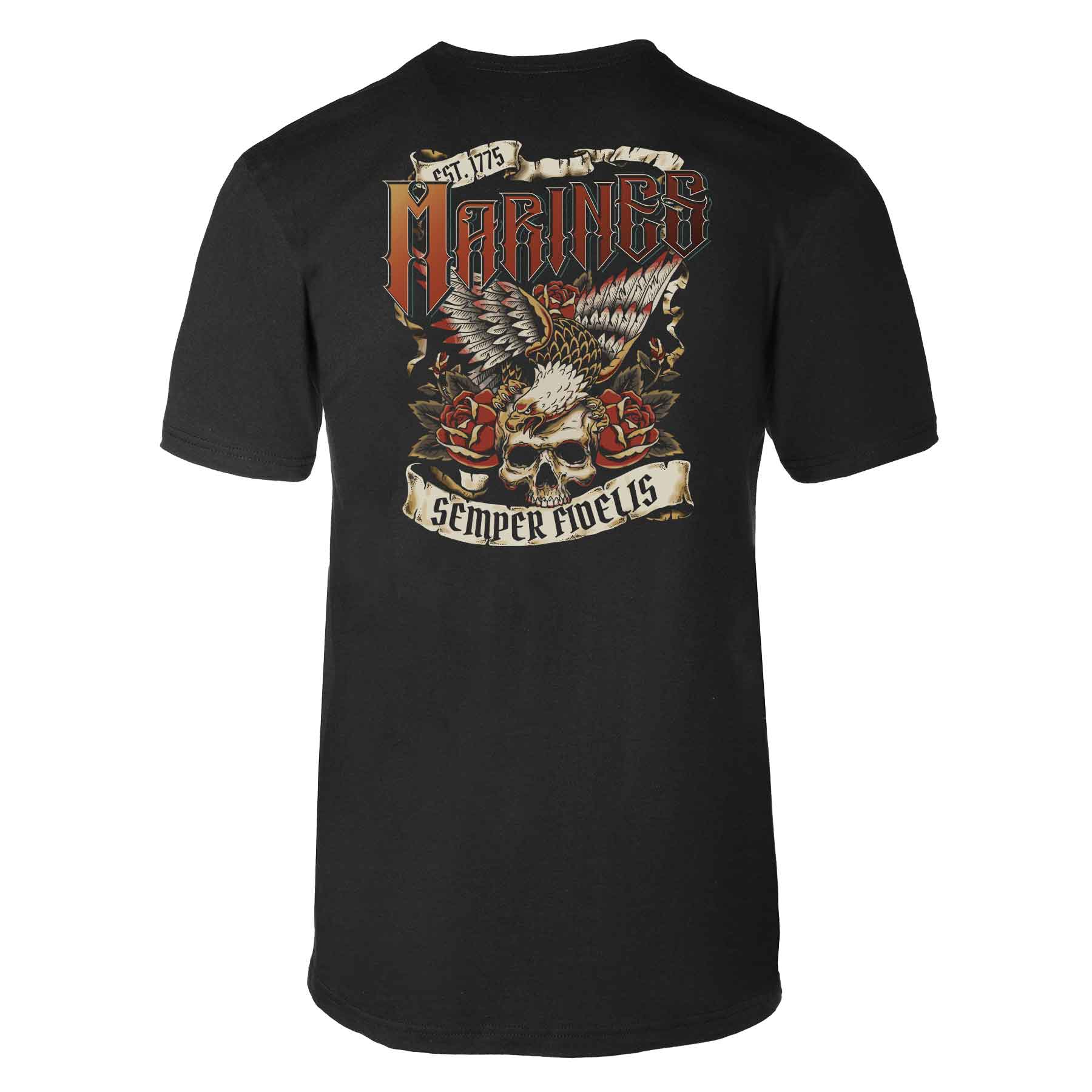 Marines Tattoo Artwork T-shirt - Image 8