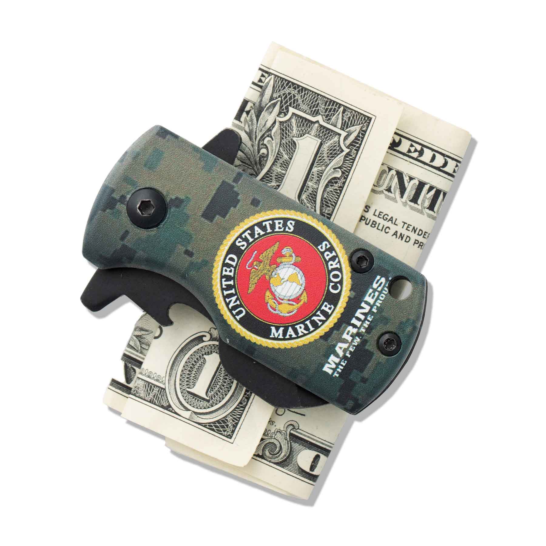 USMC Knife With Money Clip - Image 2