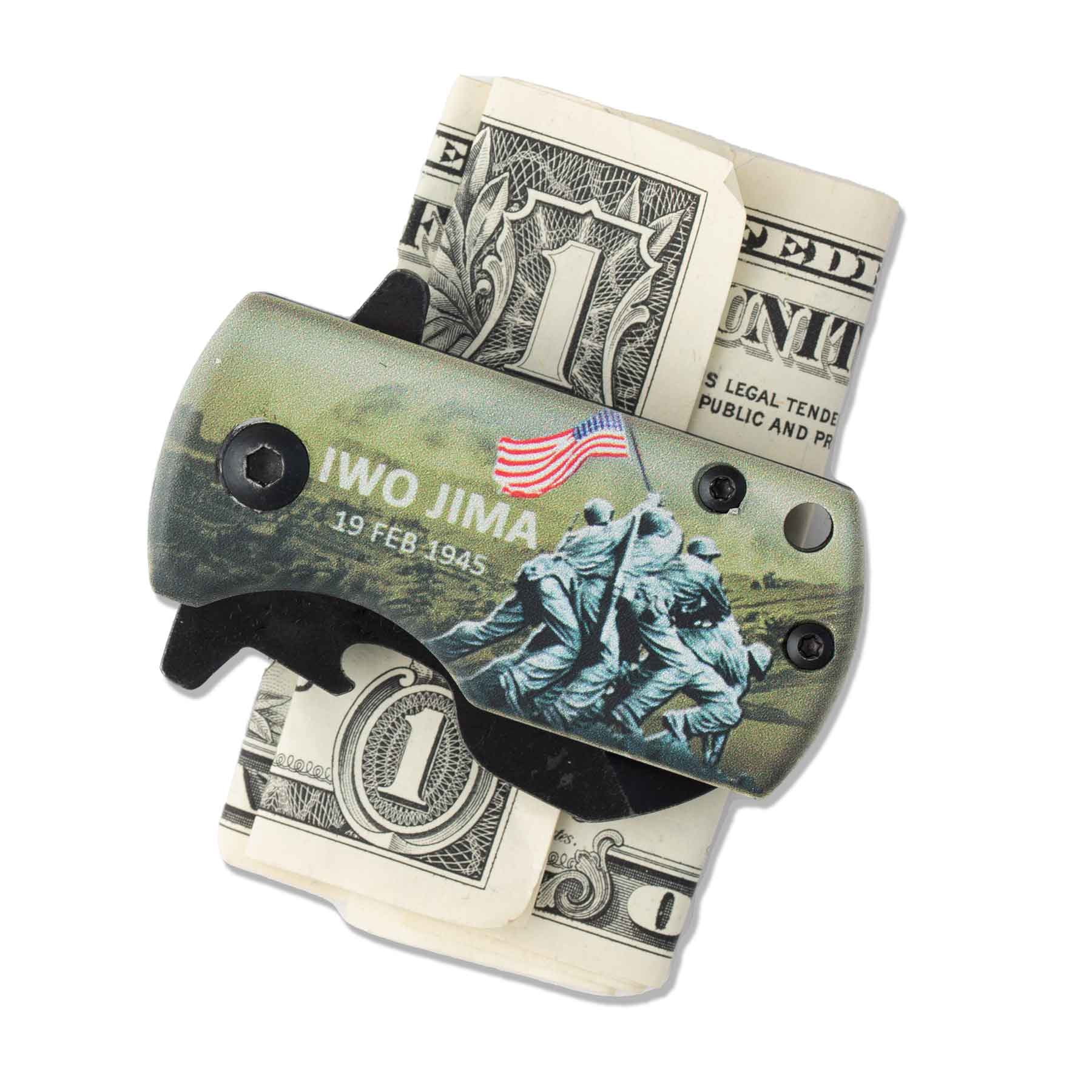 Iwo Jima Knife With Money Clip - Image 2