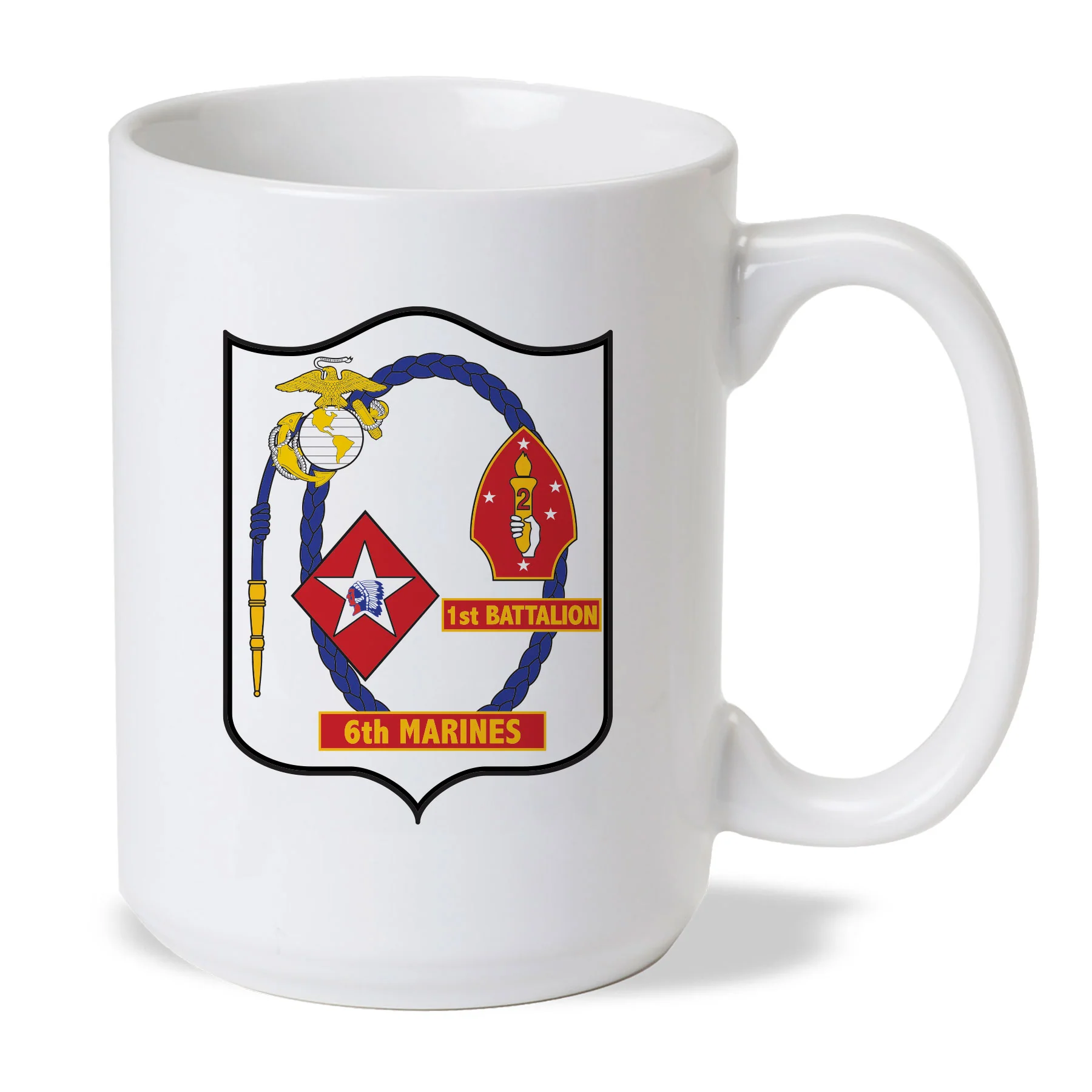 1st Battalion 6th Marines (Alternate Design) Coffee Mug