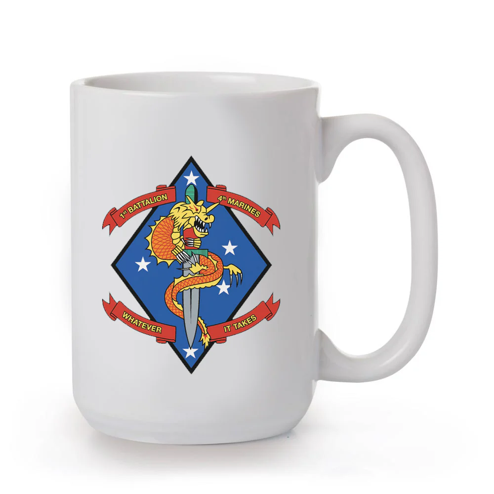 1st Battalion 4th Marines Mug - Image 2