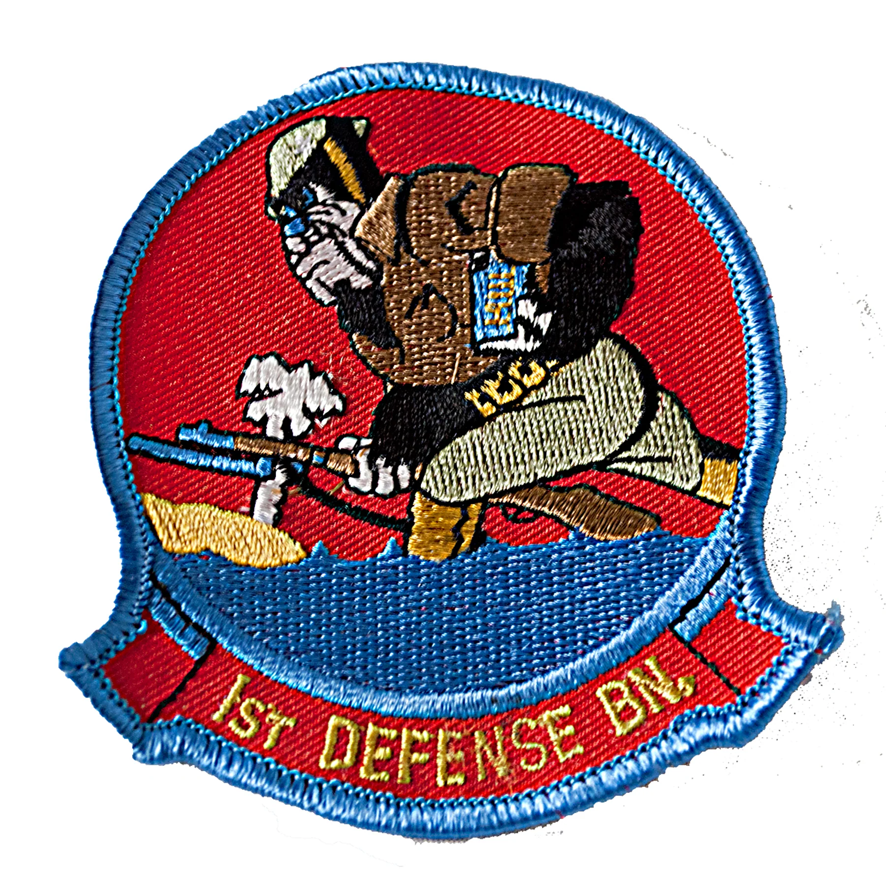 1st Defense Battalion Patch