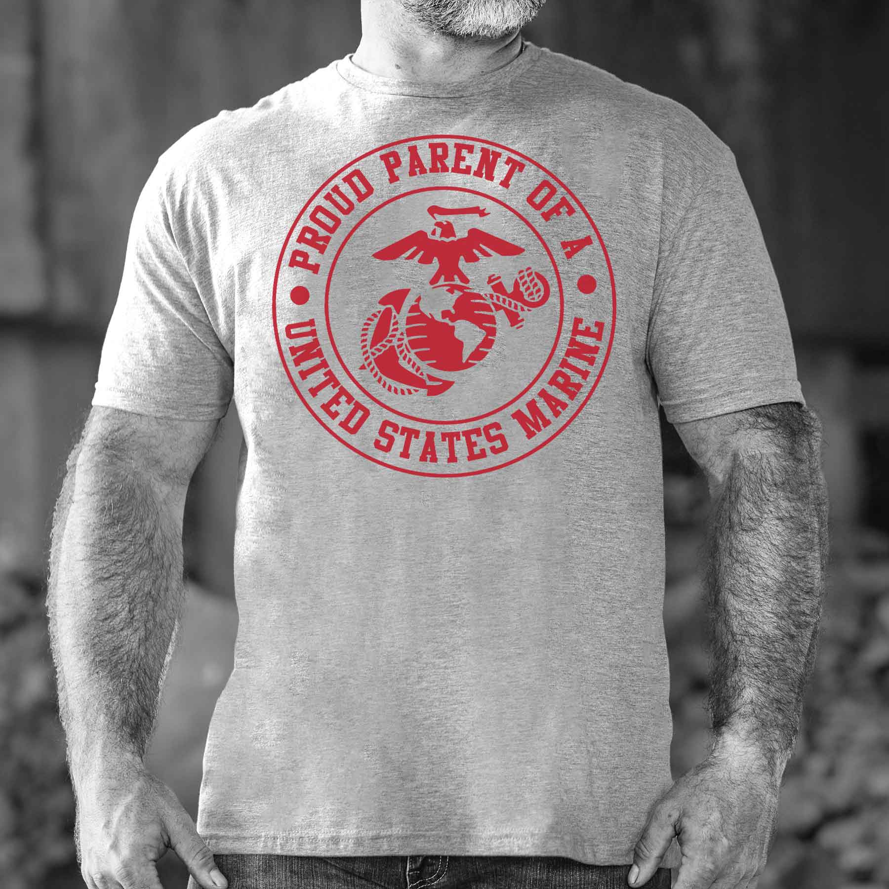 Proud Parent Of A US Marine T-shirt - Image 2