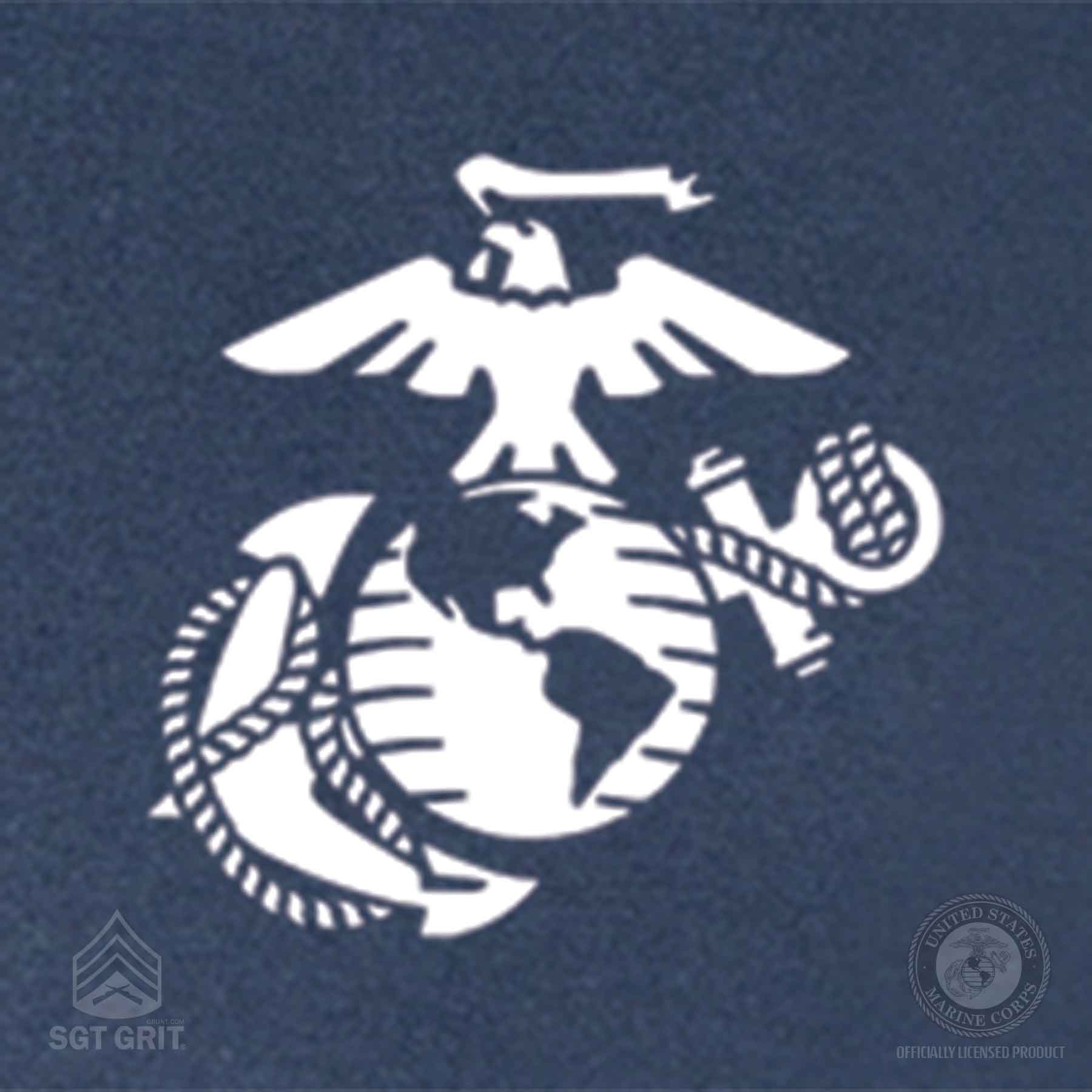 Dress Blues Bulldog Back With Front Pocket T-shirt - Image 6