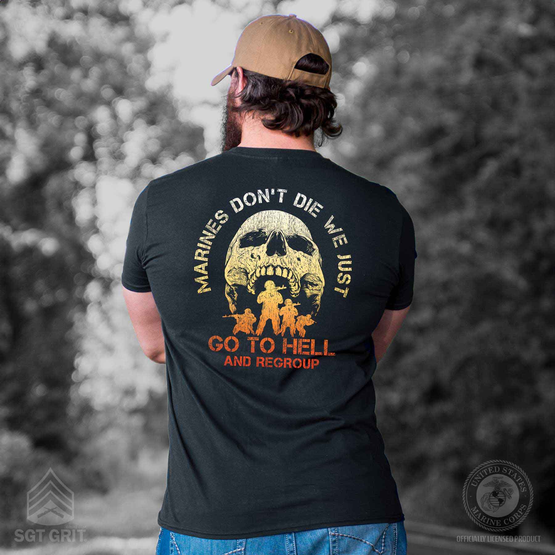 Marines Don't Die Pocket T-Shirt - Image 6