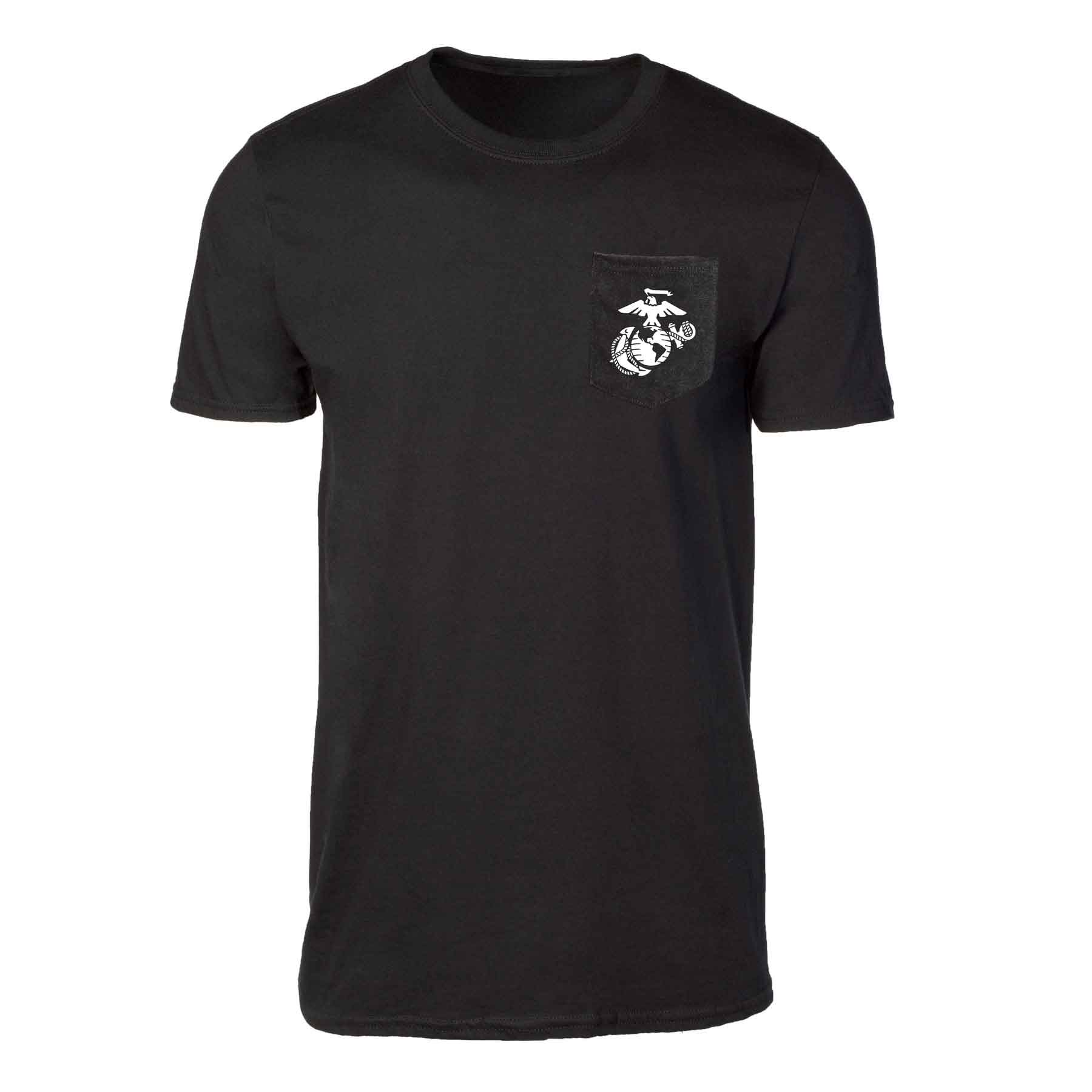 Devil Dog Back With Front Pocket T-shirt - Image 4