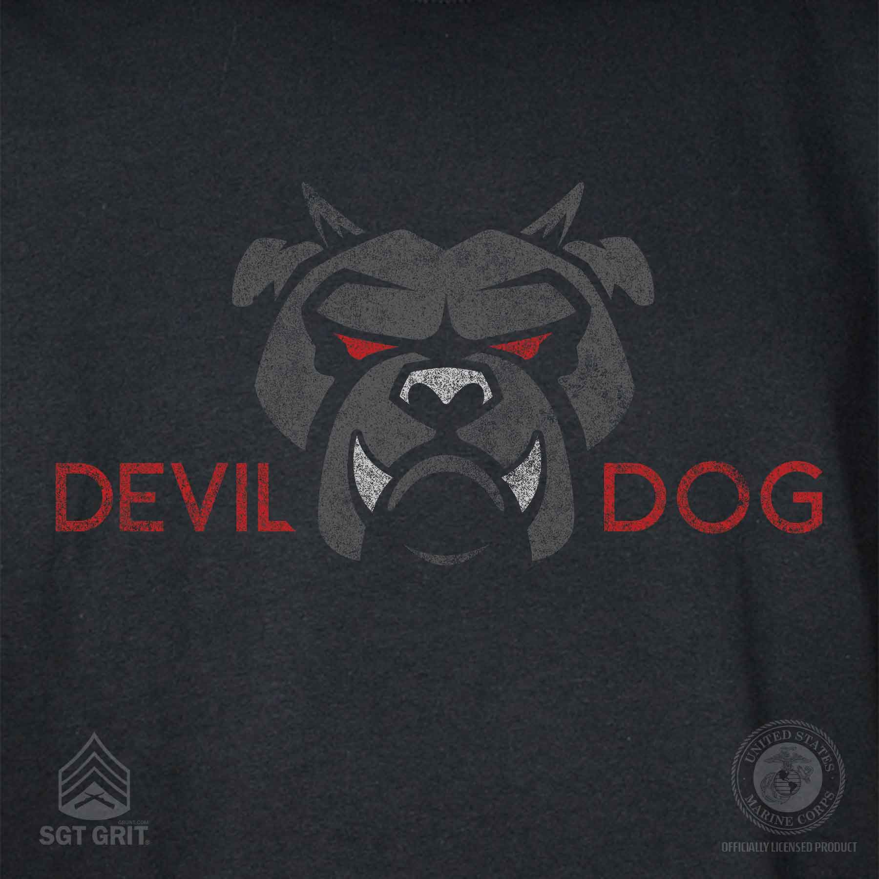 Devil Dog Back With Front Pocket T-shirt - Image 6