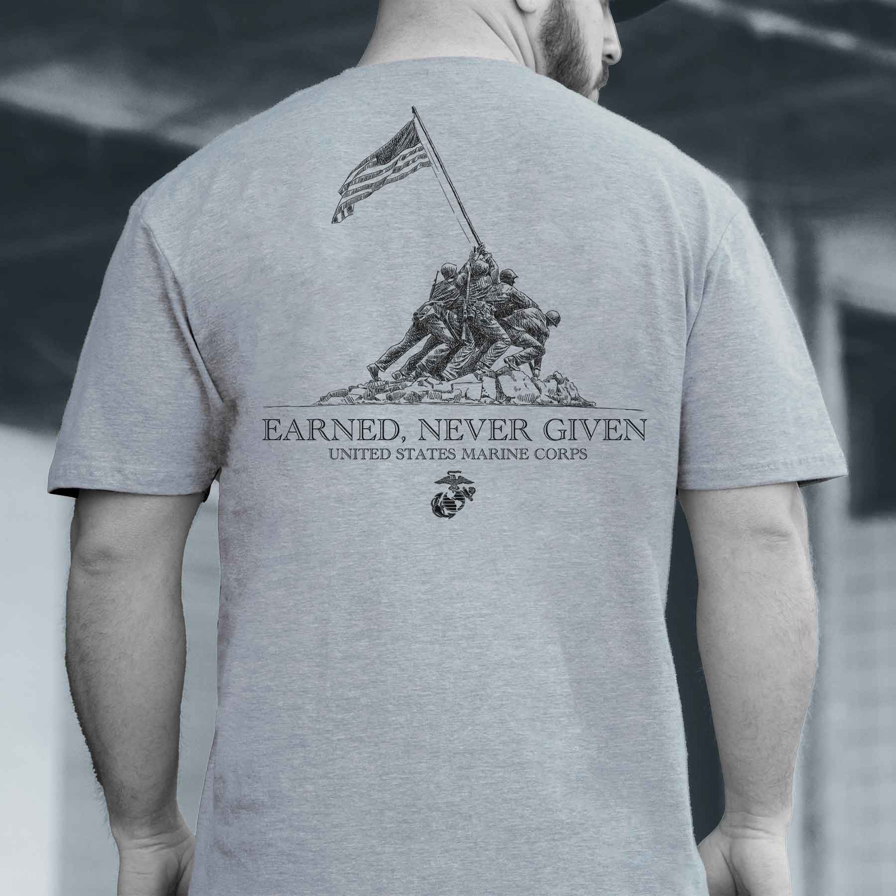Earned Never Given Back With Front Pocket T-shirt - Image 6
