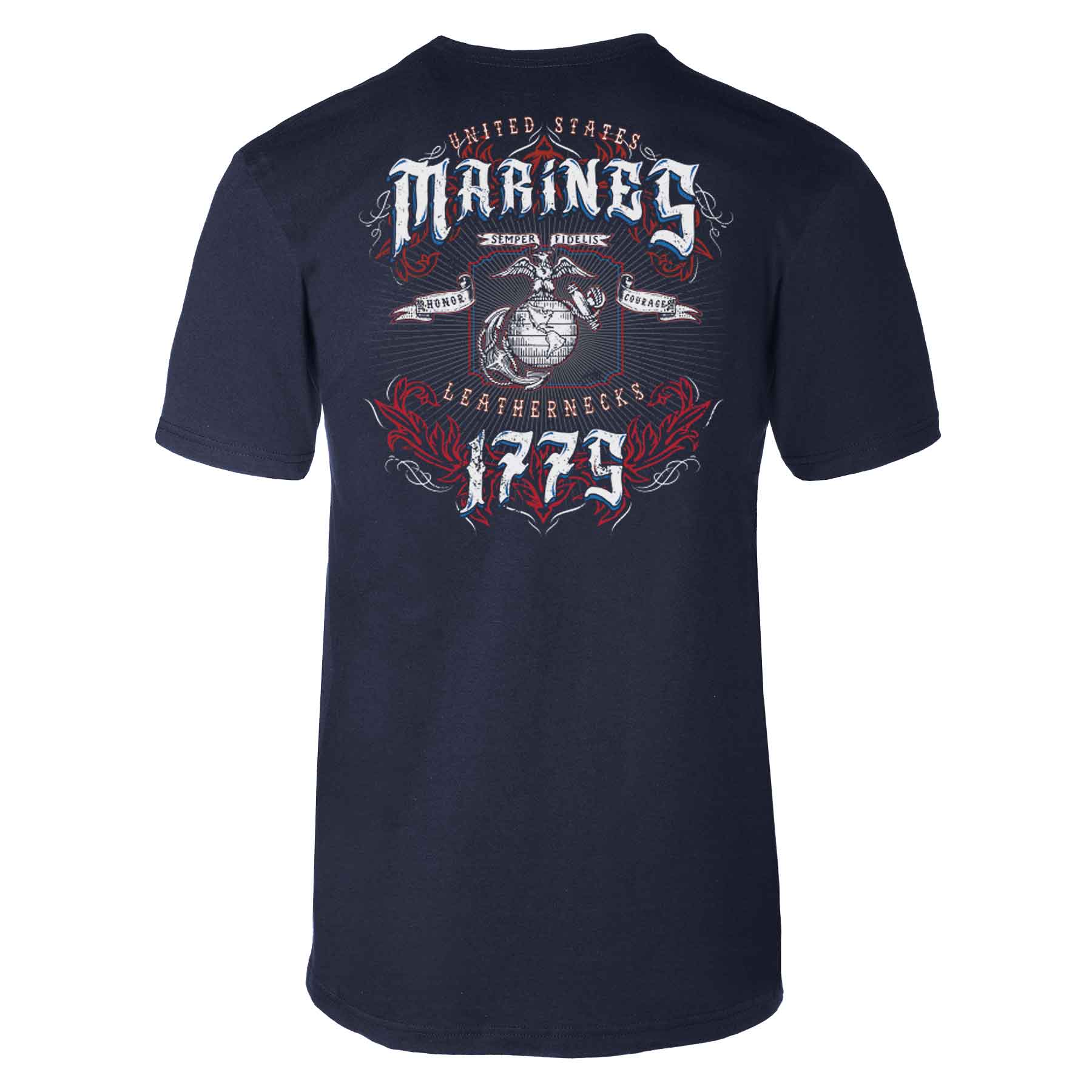Leathernecks Back With Full Pocket T-shirt - Image 8