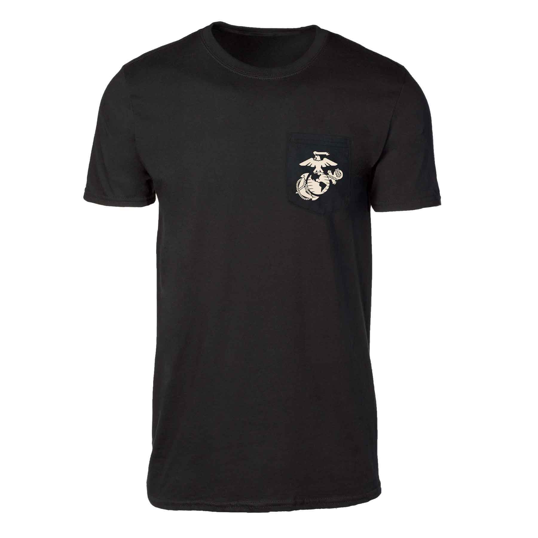 1775 Devil Dogs Back With Front Pocket T-shirt - Image 4