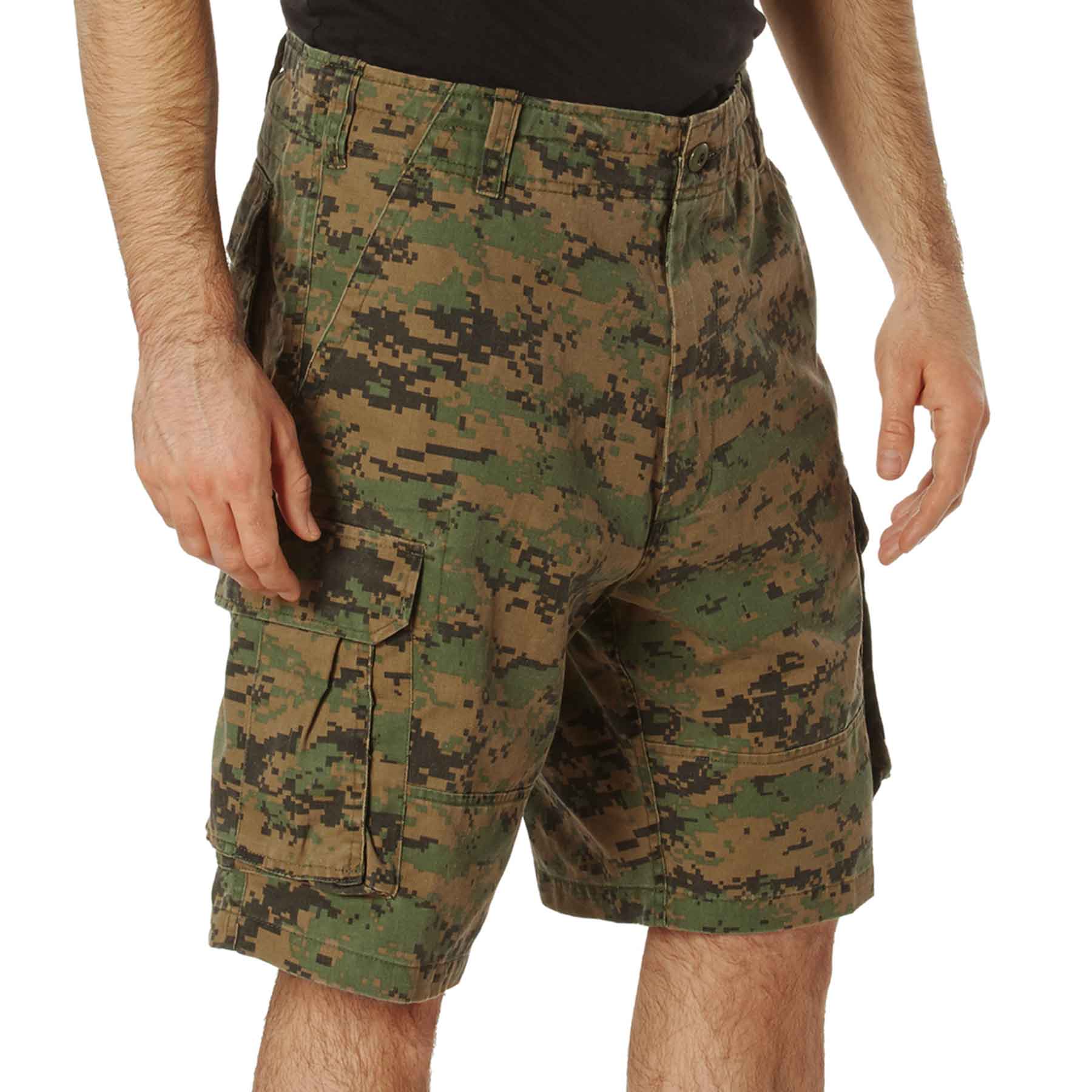 WOODLAND DIGITAL CAMO CARGO SHORTS - Image 5