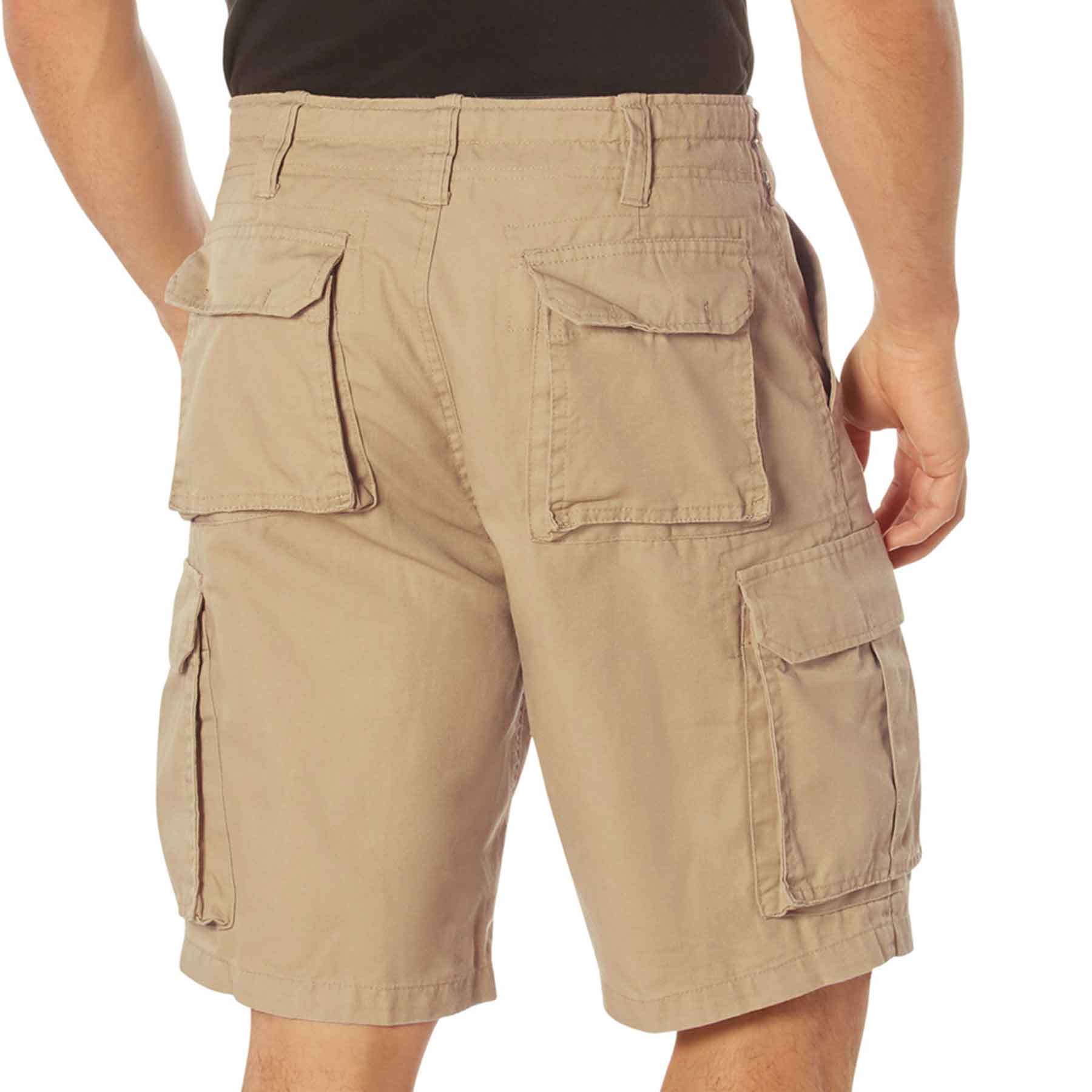 Paratrooper Cargo Shorts - Khaki - Image 5