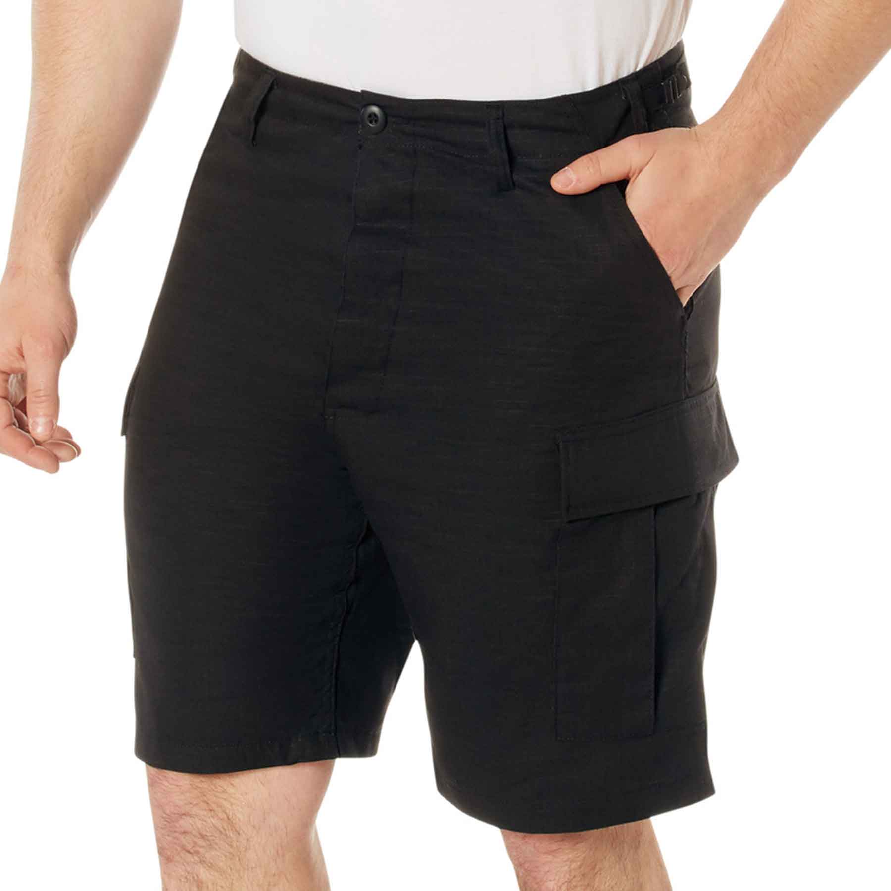 Tactical Cargo Shorts- Black