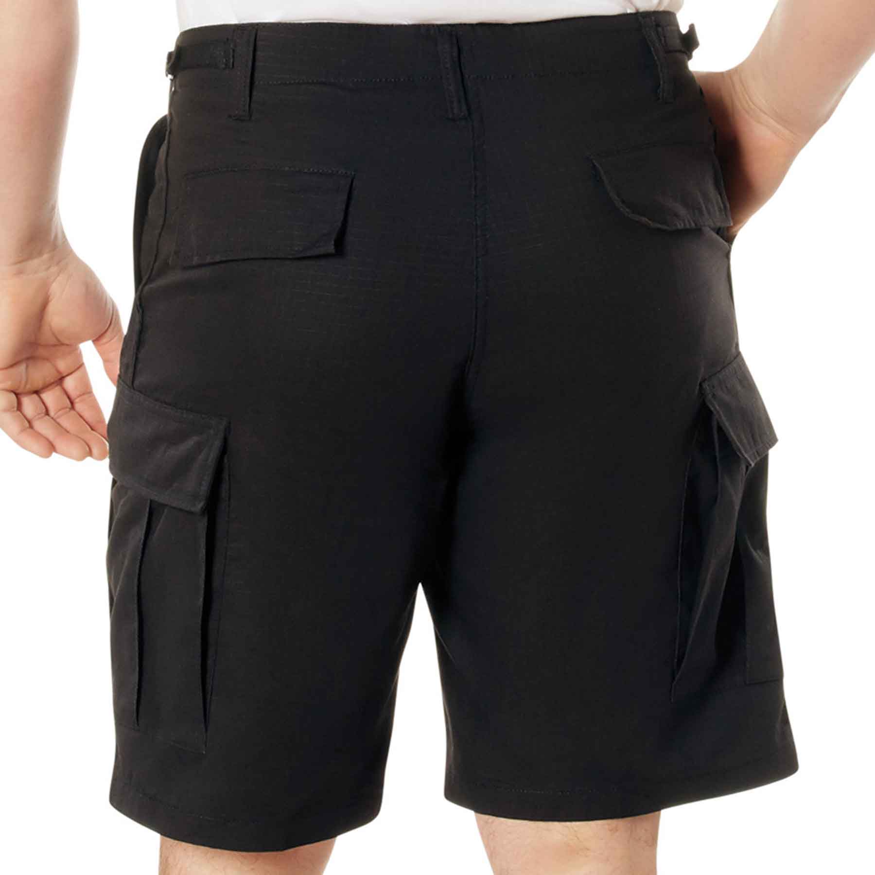 Tactical Cargo Shorts- Black - Image 4