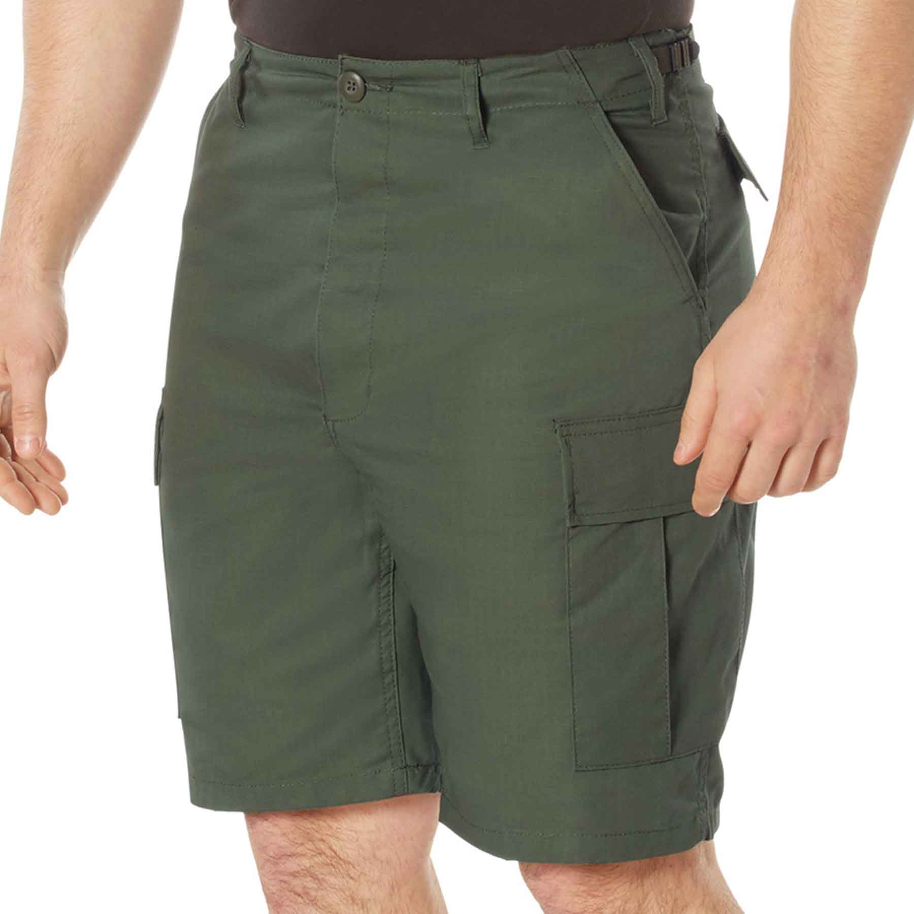 Tactical Cargo Shorts- Olive Drab