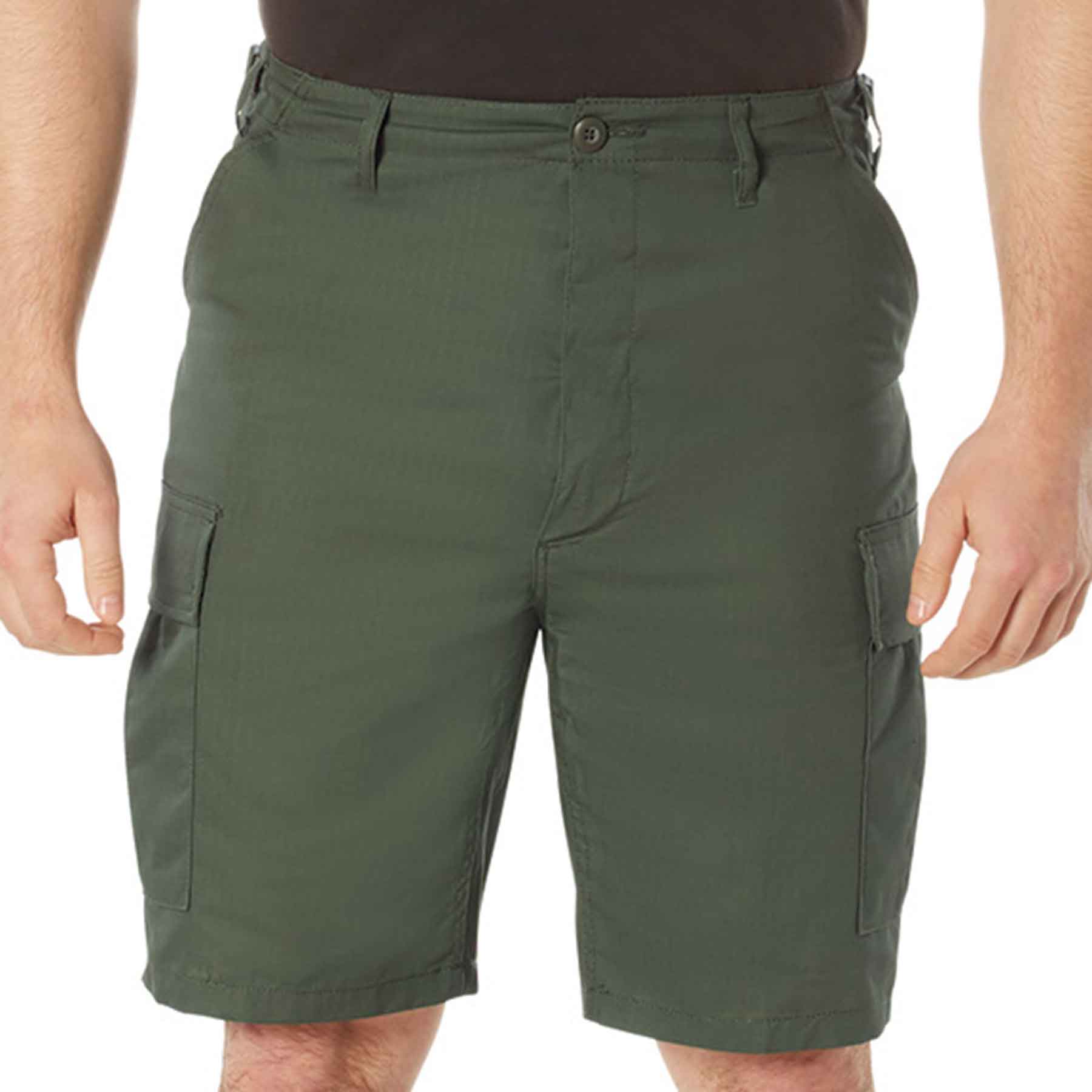 Tactical Cargo Shorts- Olive Drab - Image 2