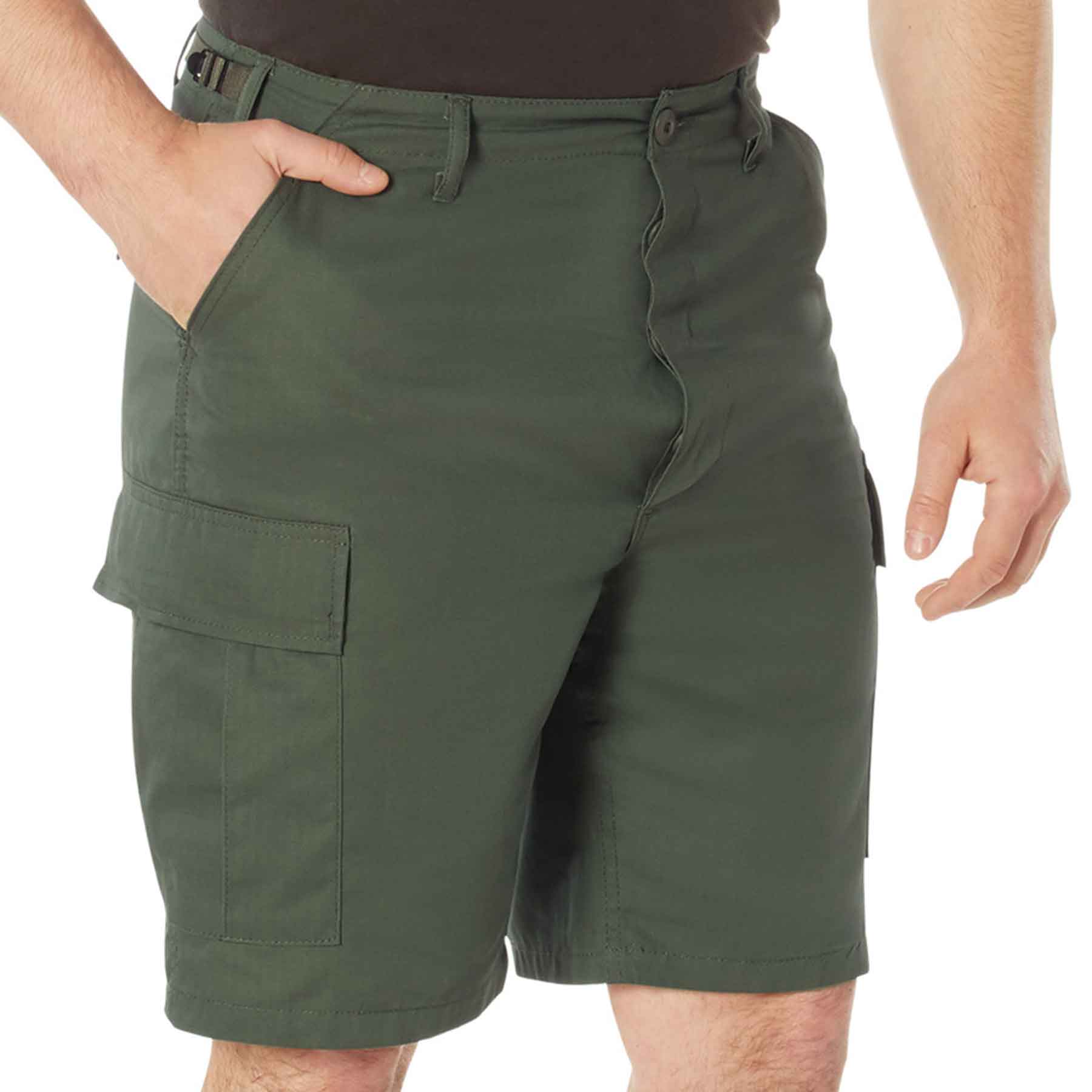 Tactical Cargo Shorts- Olive Drab - Image 3