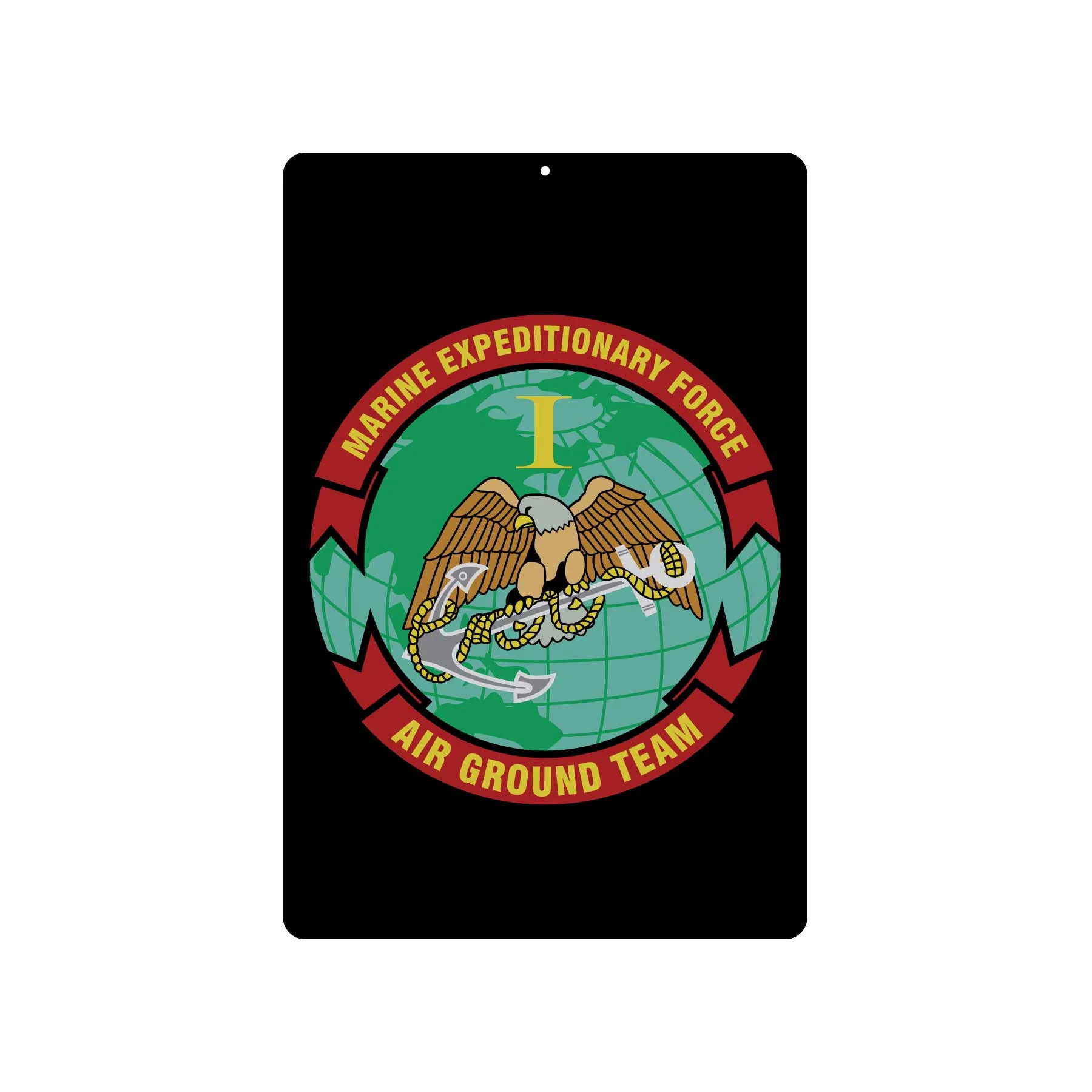 1st MEF Air Ground Team Metal Sign