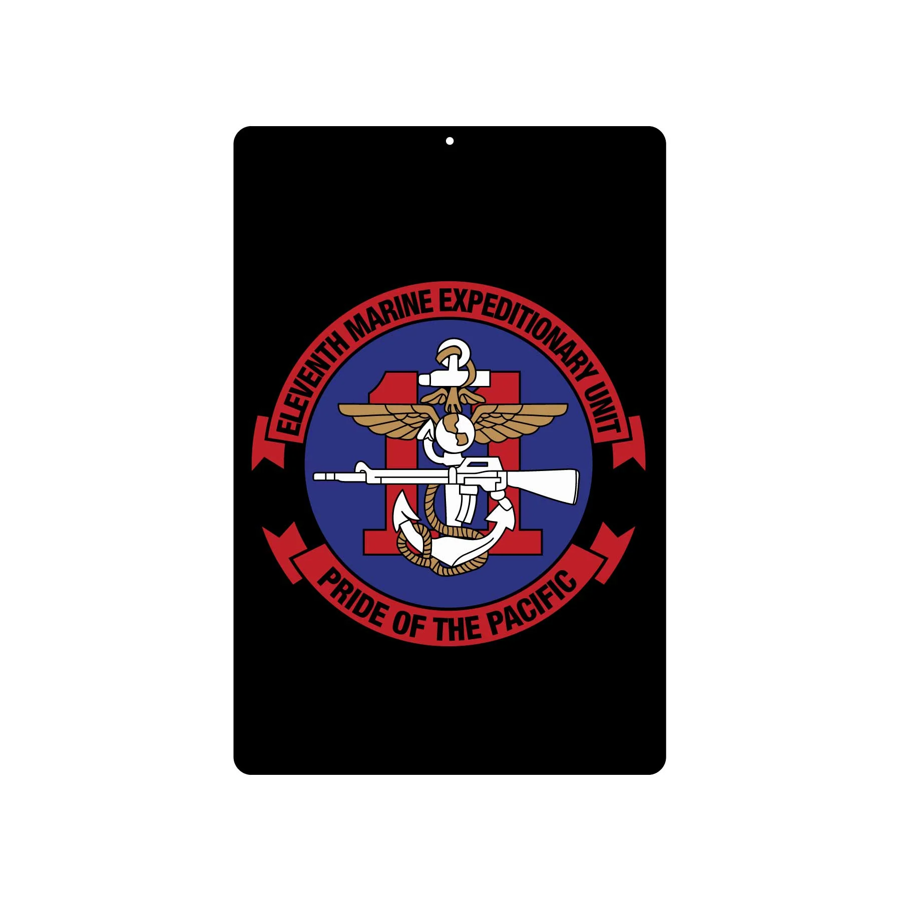 11th MEU Pride of the Pacific Metal Sign