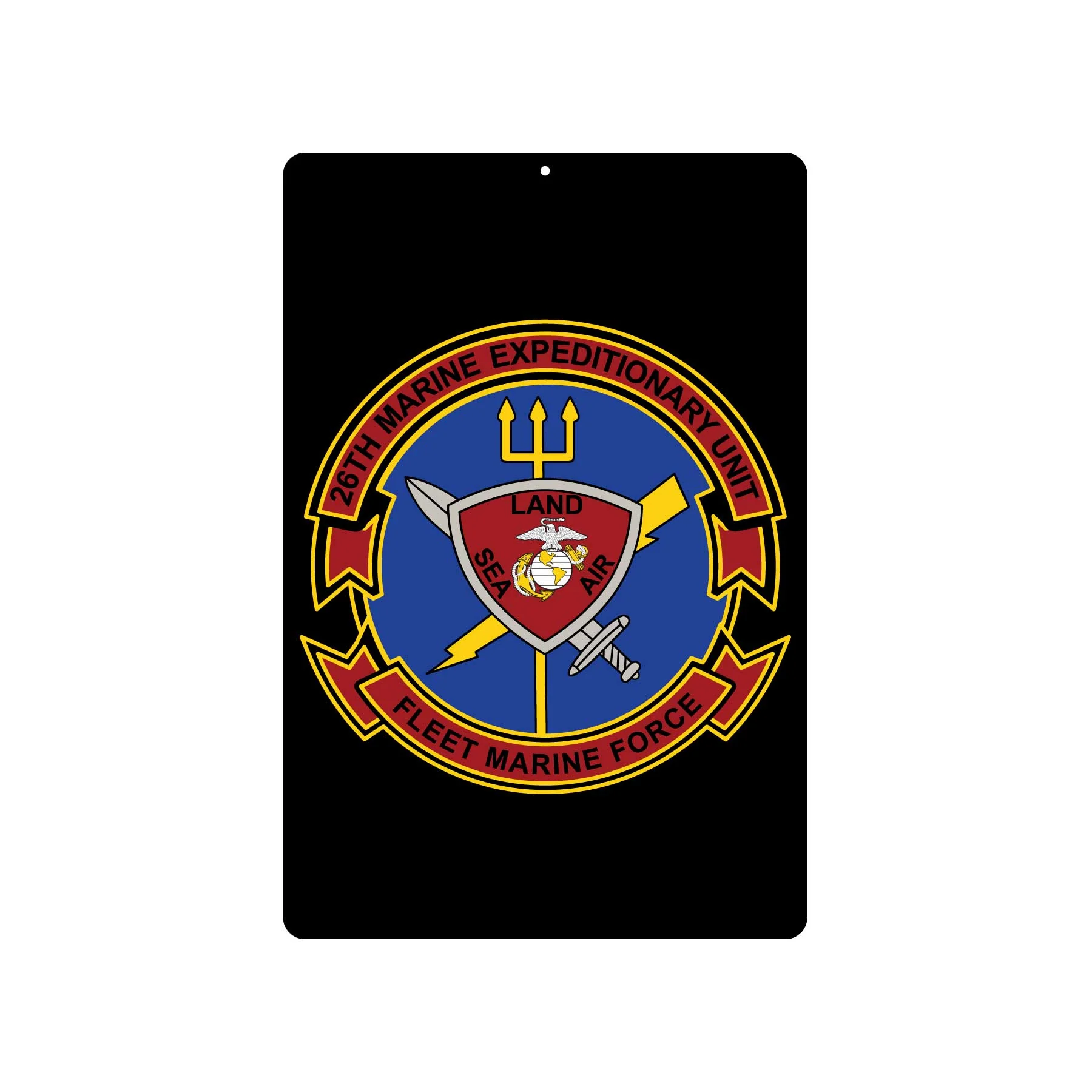 26th Marines Expeditionary Unit FMF Metal Sign