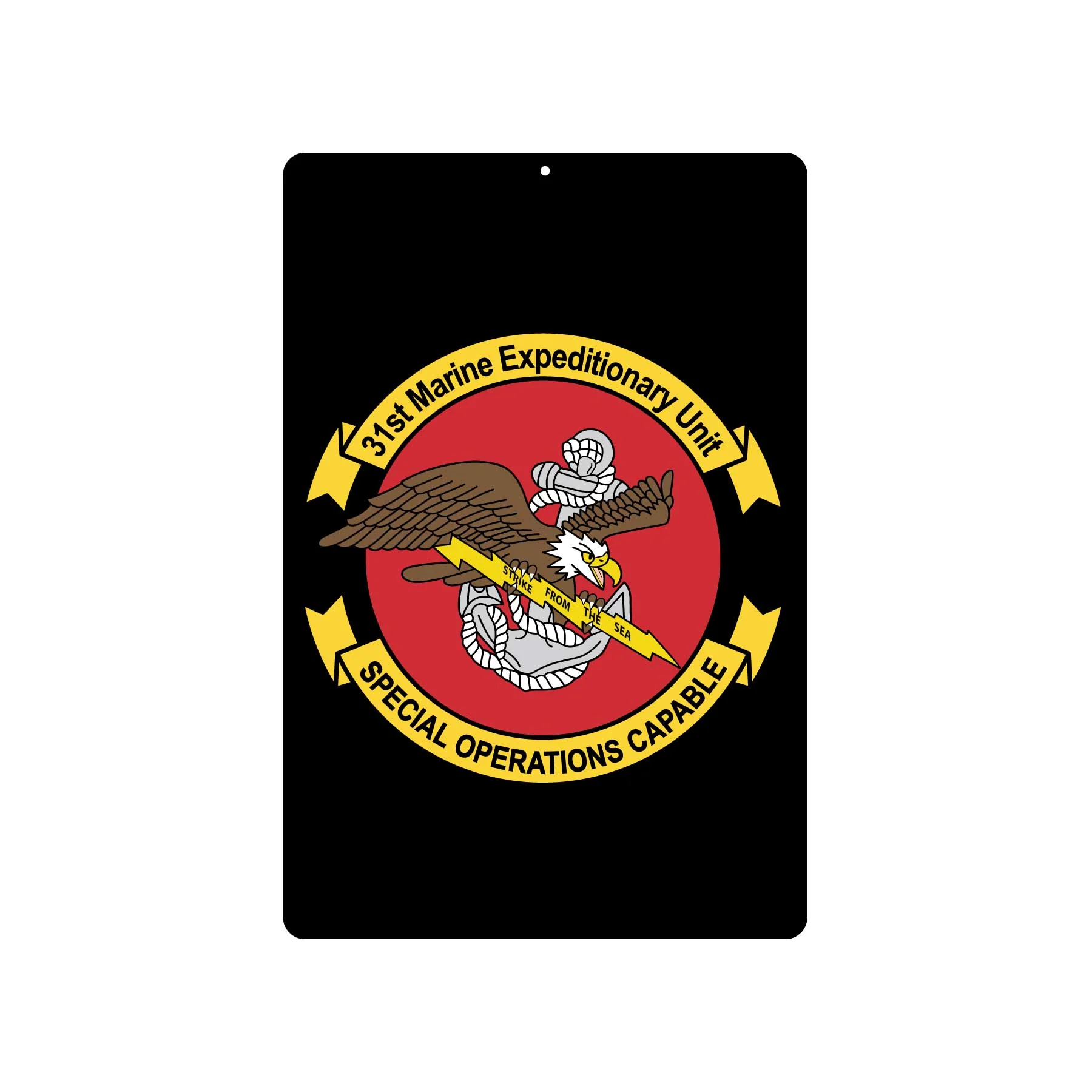 31st MEU Maritime Contingency Force Metal Sign