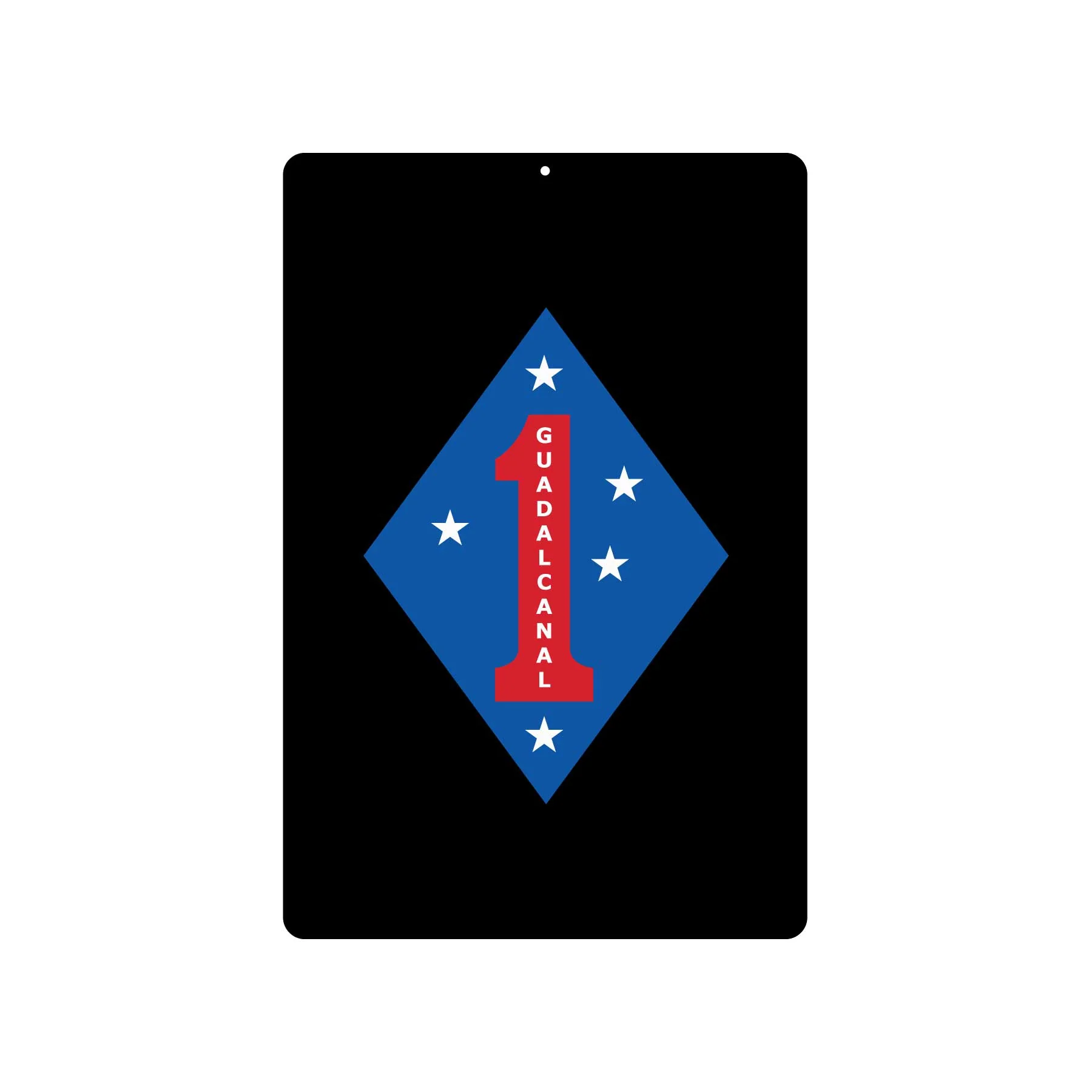 Guadalcanal 1st Marine Division Metal Sign