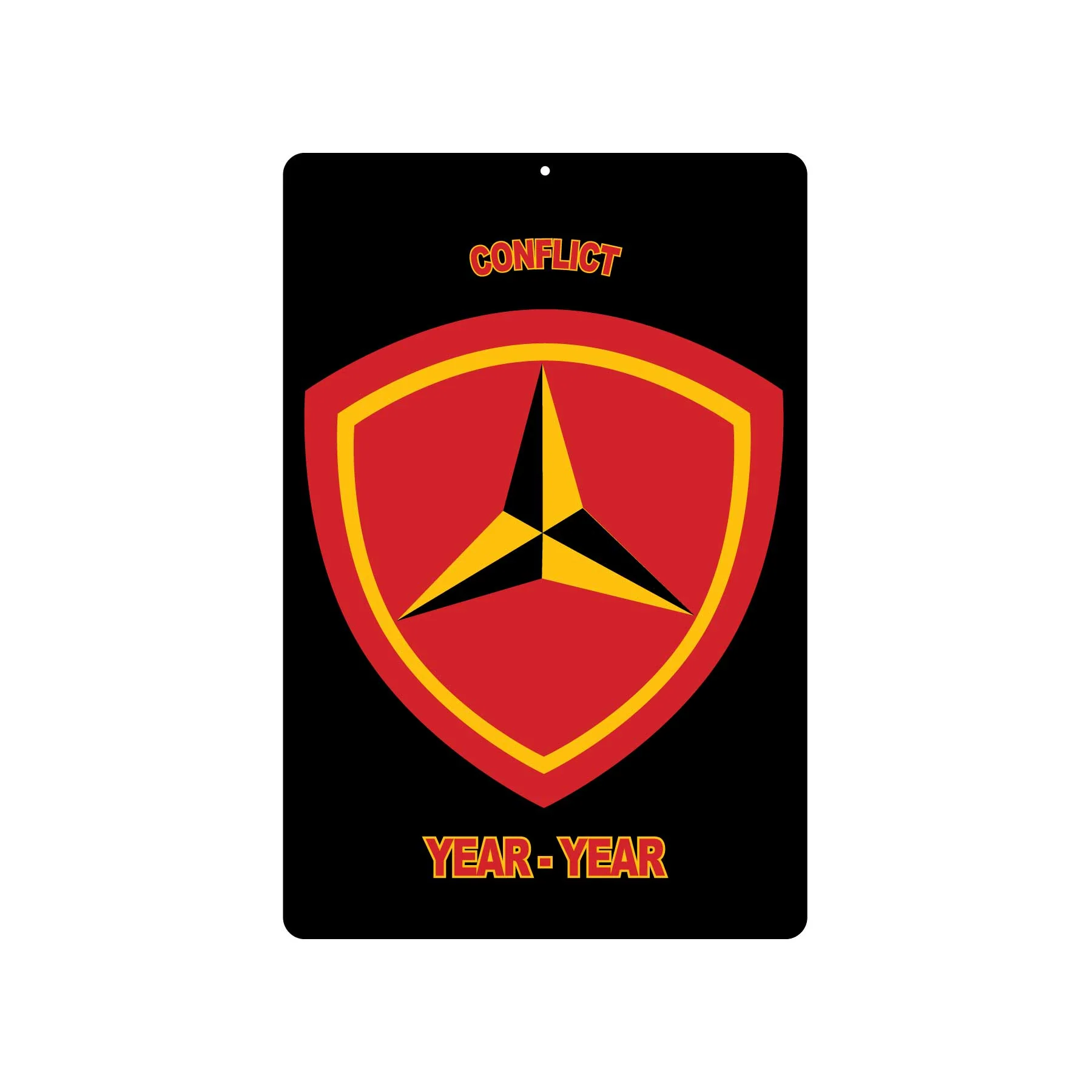 3rd Marine Division Metal Sign - Image 2