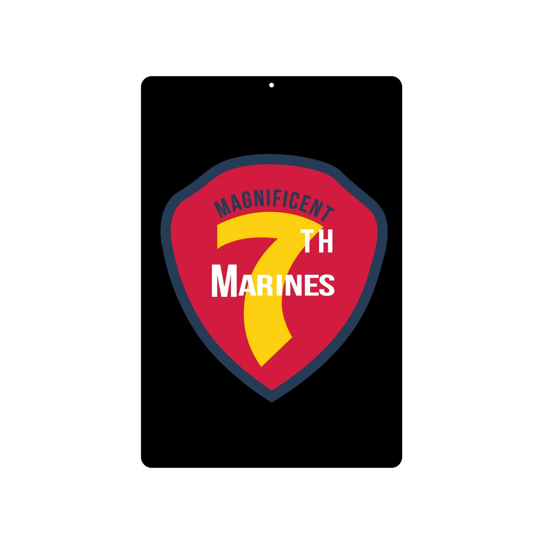 7th Marines Regimental Metal Sign