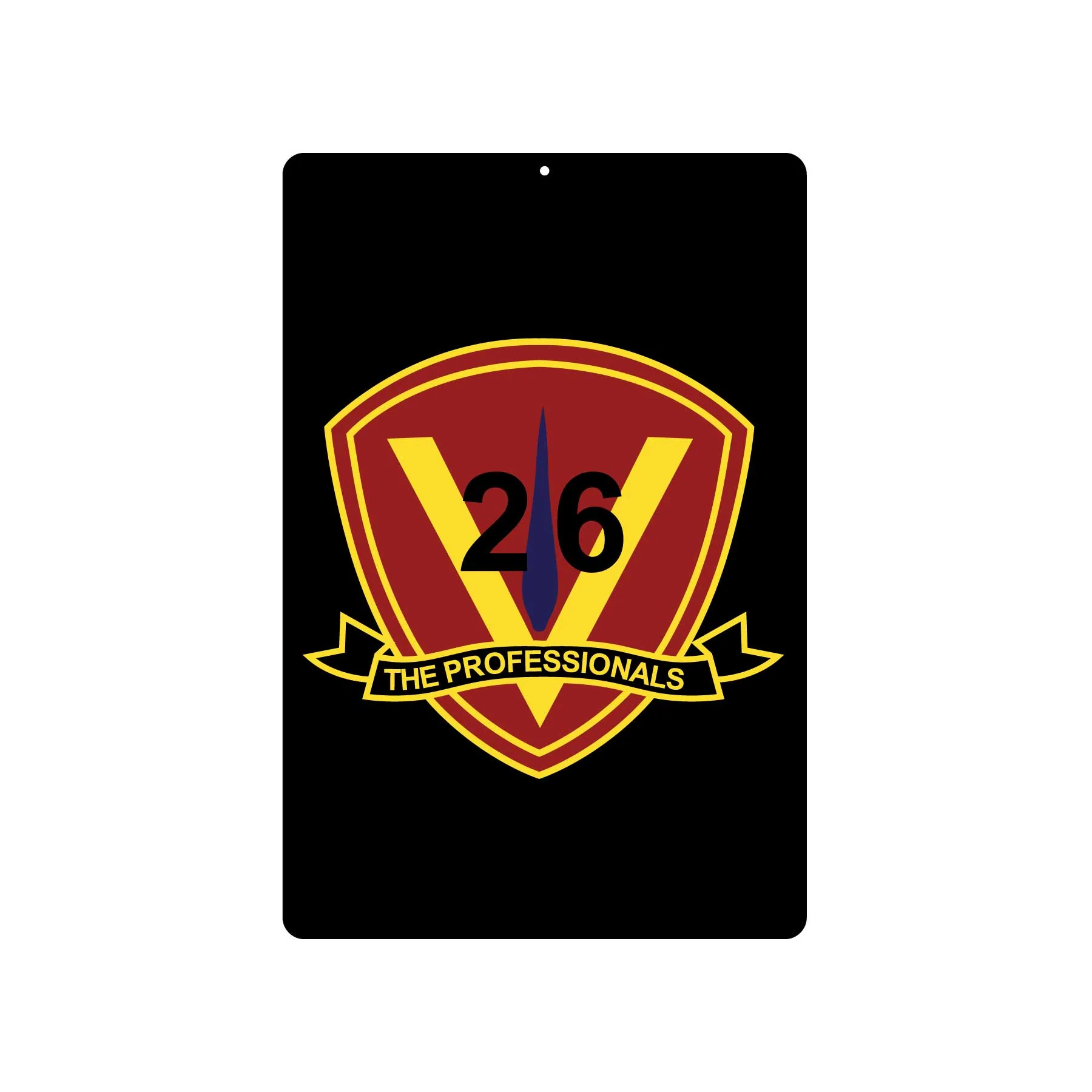 26th Marines Regimental Metal Sign