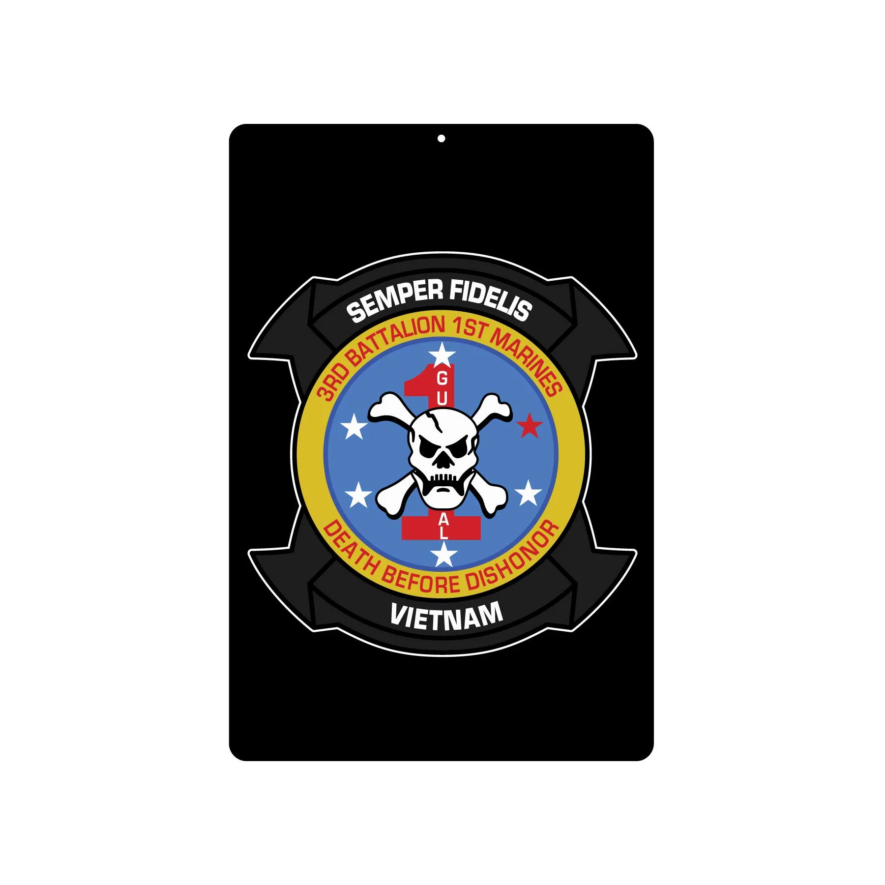 3rd Battalion 1st Marines Metal Sign