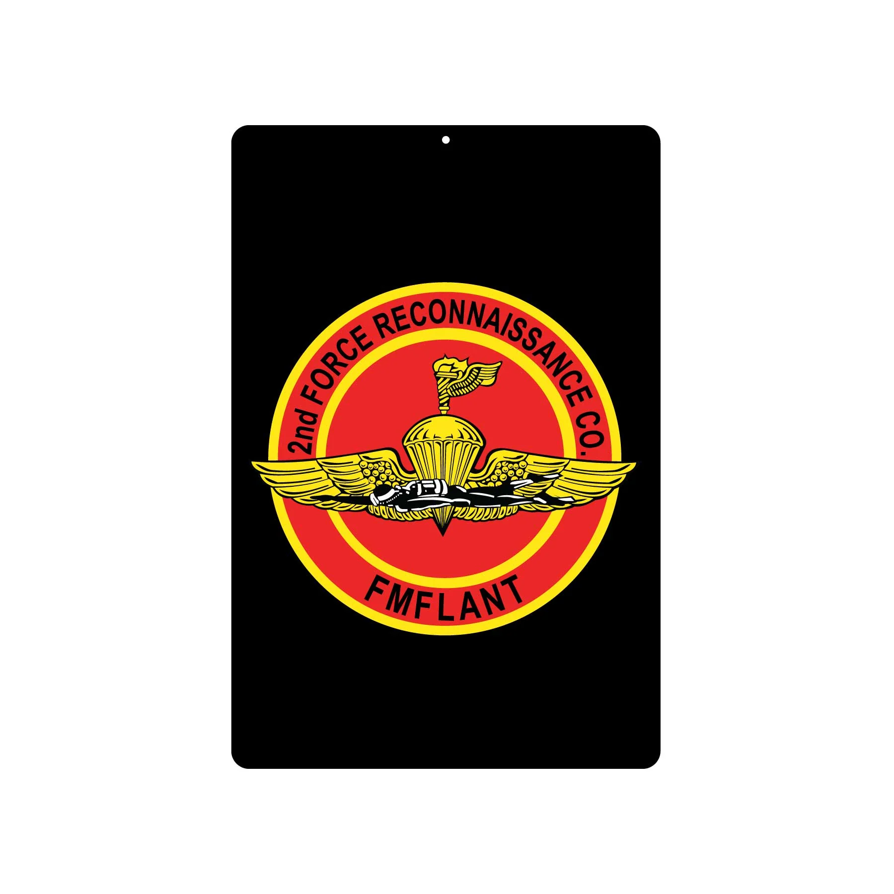 2nd Force Reconnaissance Company Metal Sign