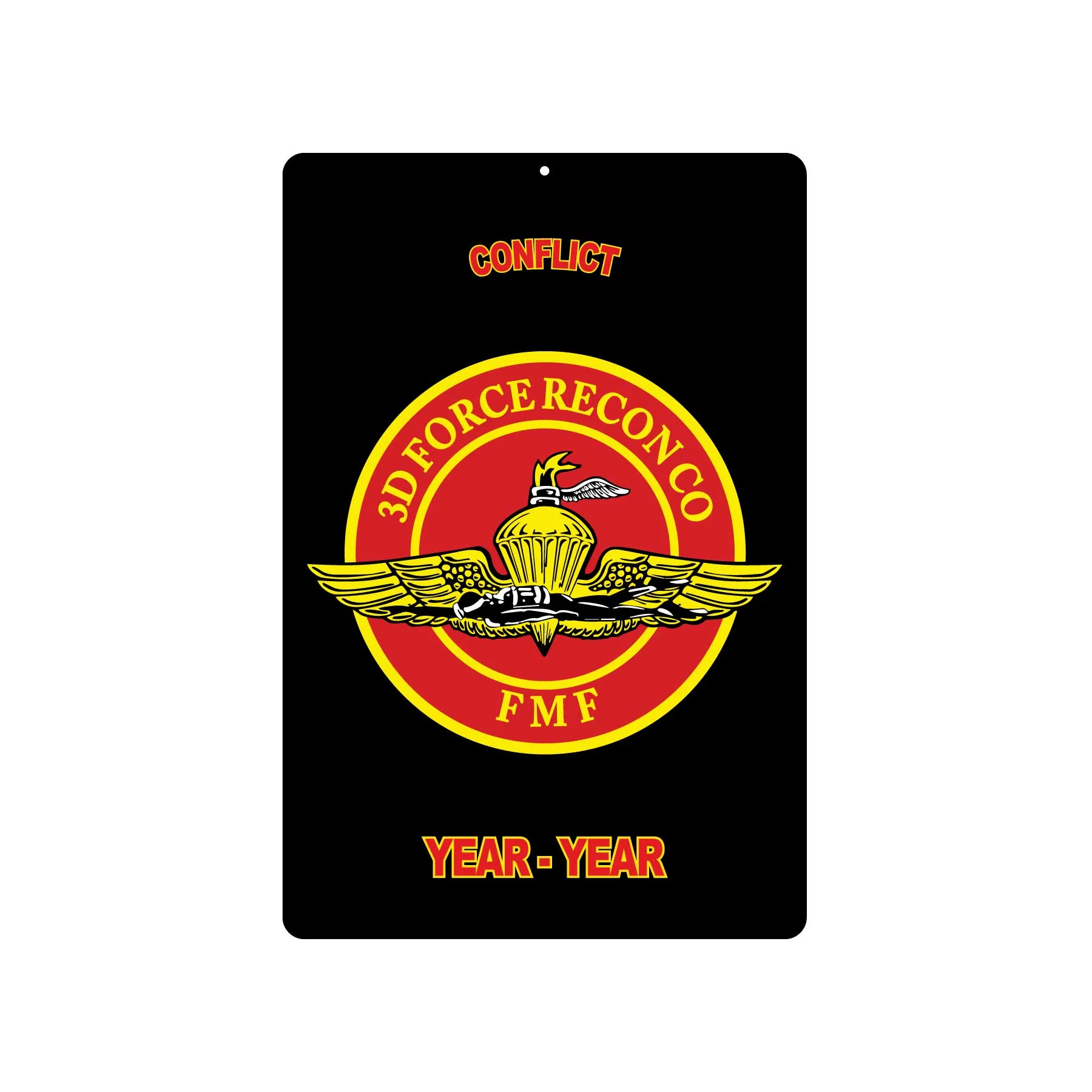 3rd Force Recon FMF Metal Sign - Image 2